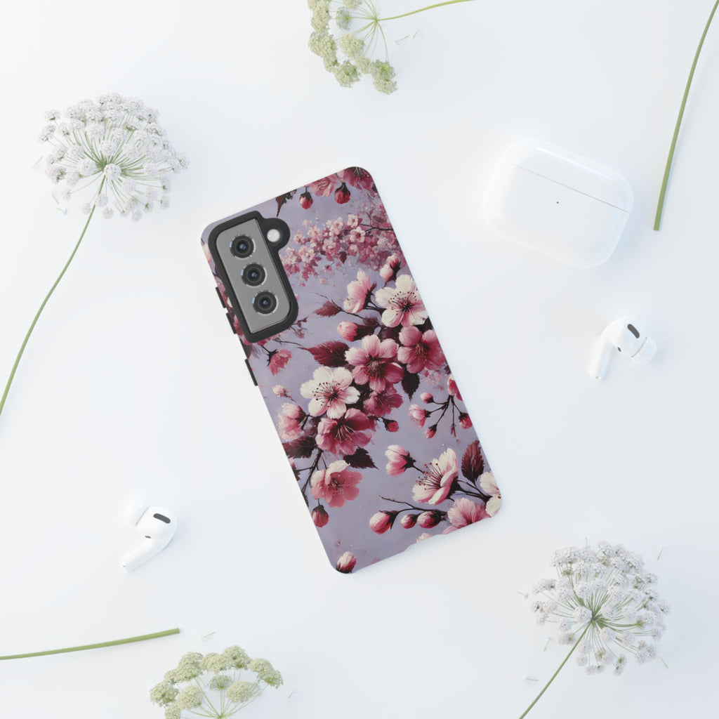 Lavender Floral Phone Case | Fall-Inspired Protective Cover for iPhone, Samsung & Pixel – Perfect Gift for Her