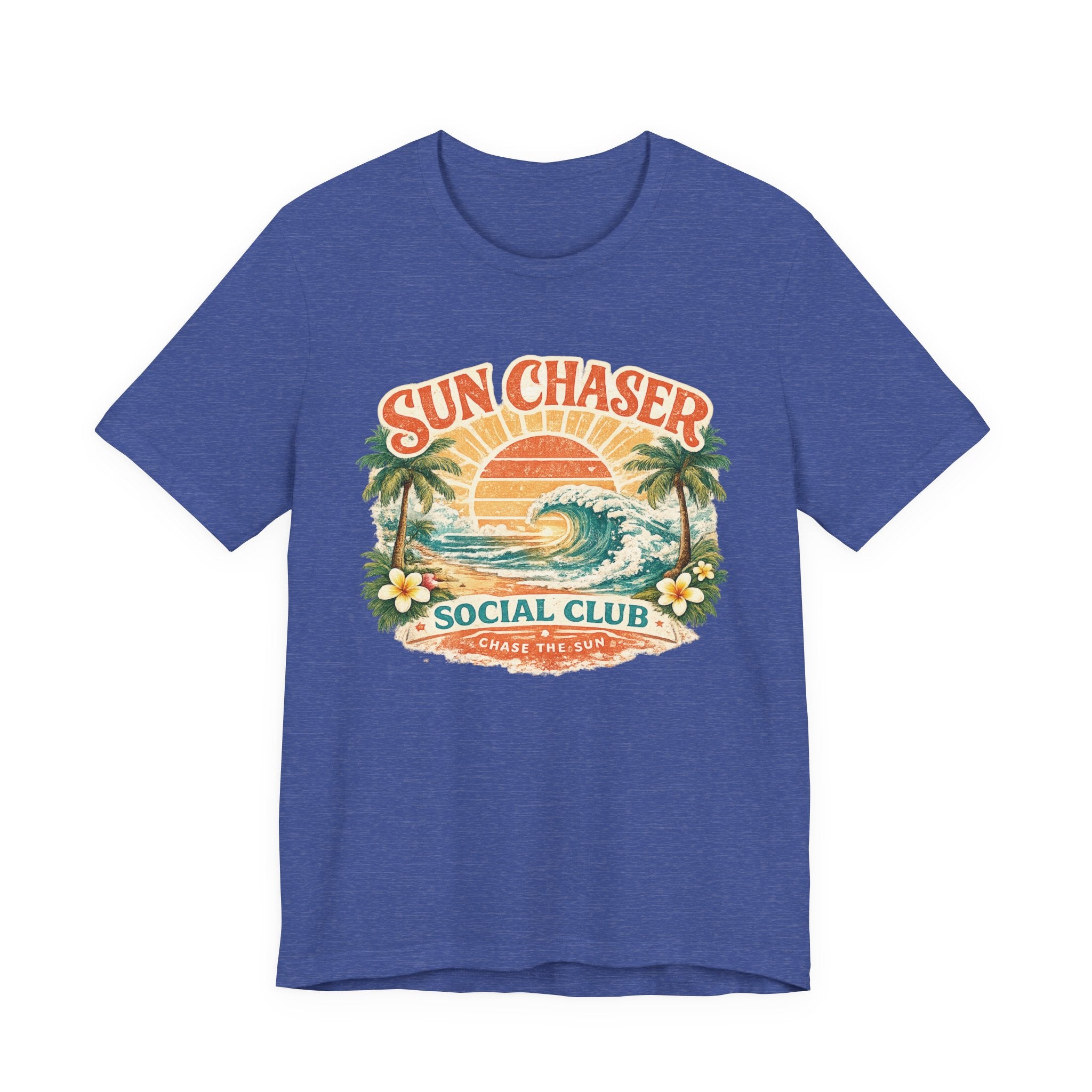 Sun Chaser T-Shirt — Retro Sunrise Graphic Tee Gift Fun