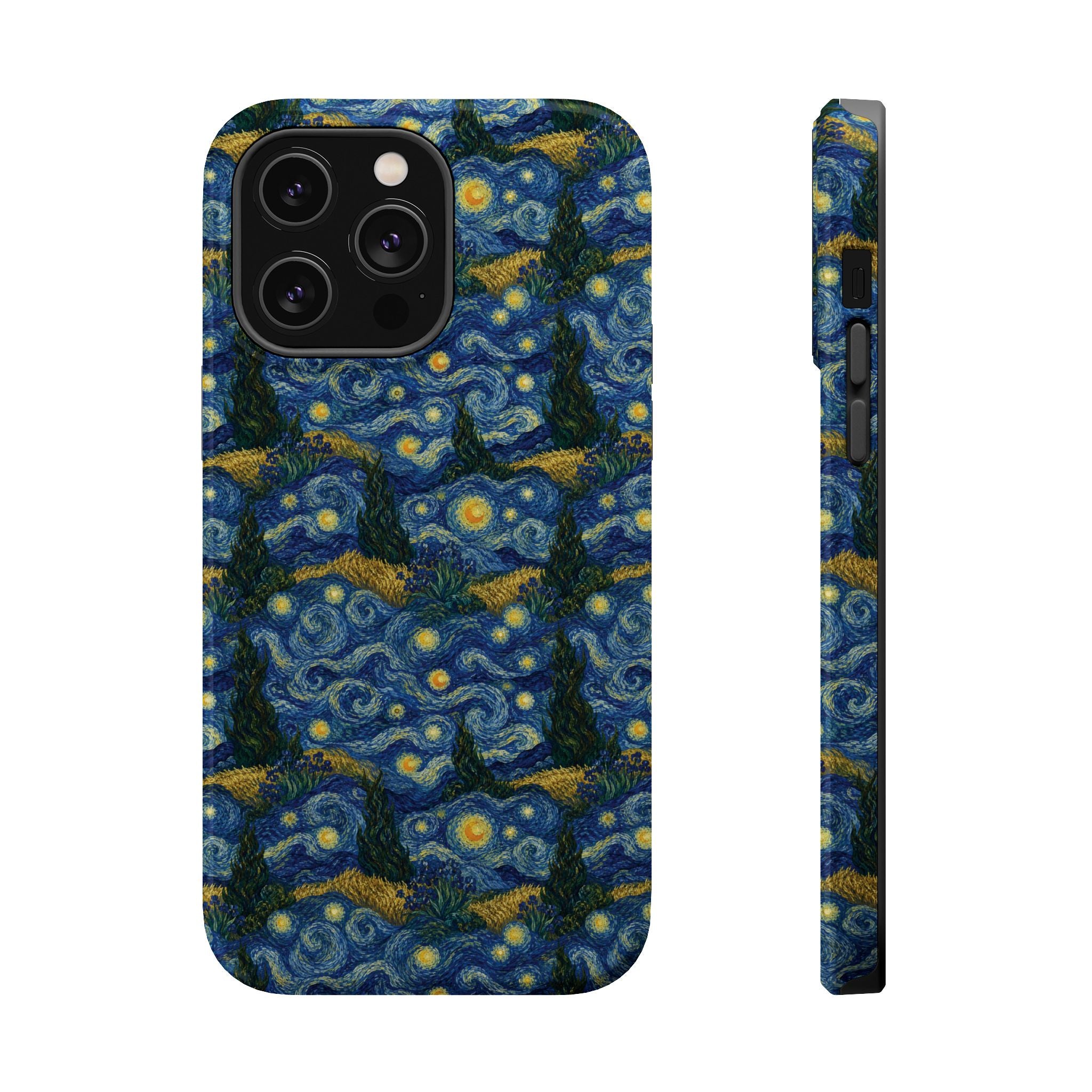 Coque de téléphone magnétique Van Gogh Illusion — Design élégant, résistant aux chocs, pour les amateurs d'art