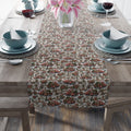 Autumn Harvest Table Runner — Rustic Farmhouse Cotton-Poly Dining Decor