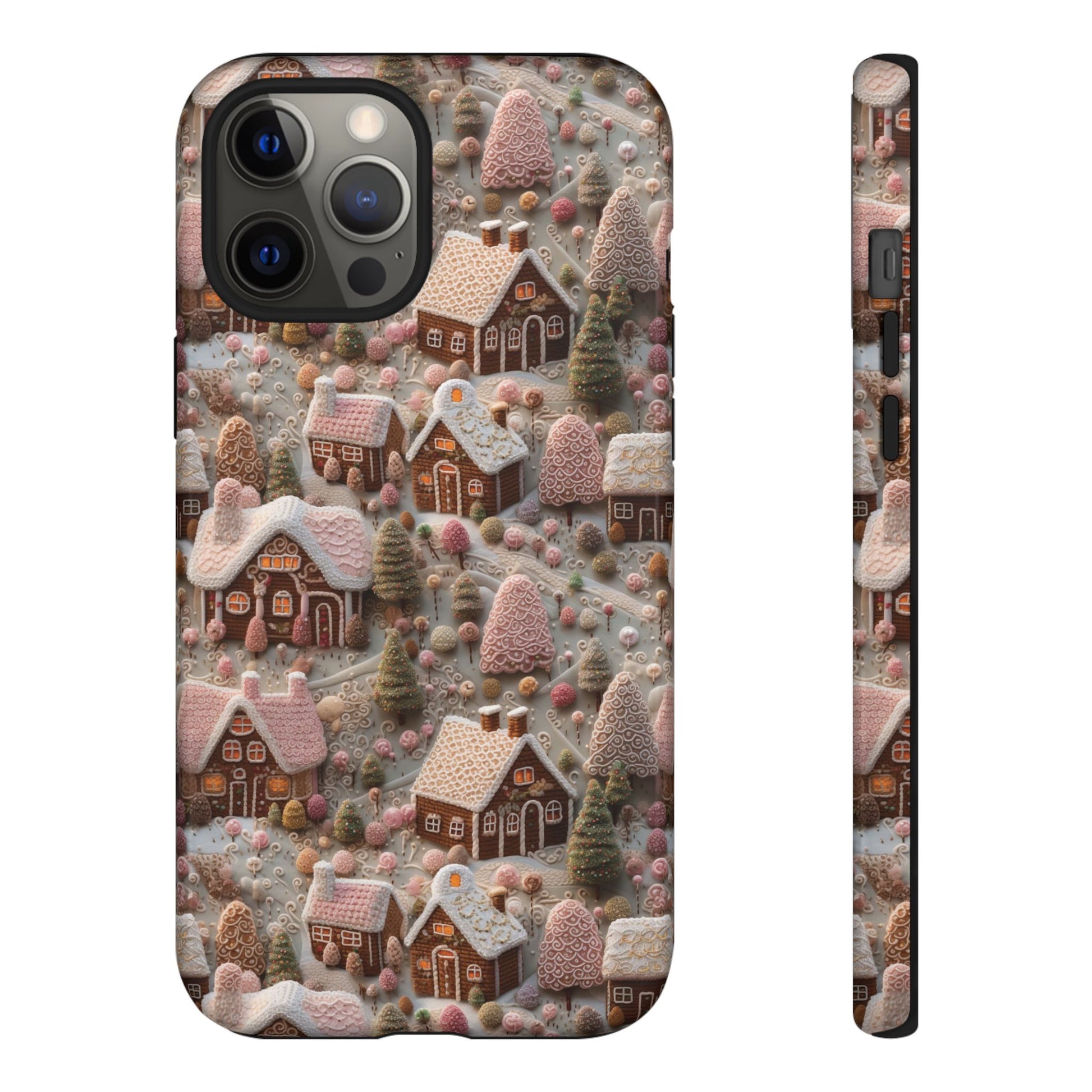 Gingerbread House 3D Phone Case Durable for iPhone Samsung Gift iPhone 15, 14, 13 Samsung Pixel Gift for Mom Accessory Gift for Her