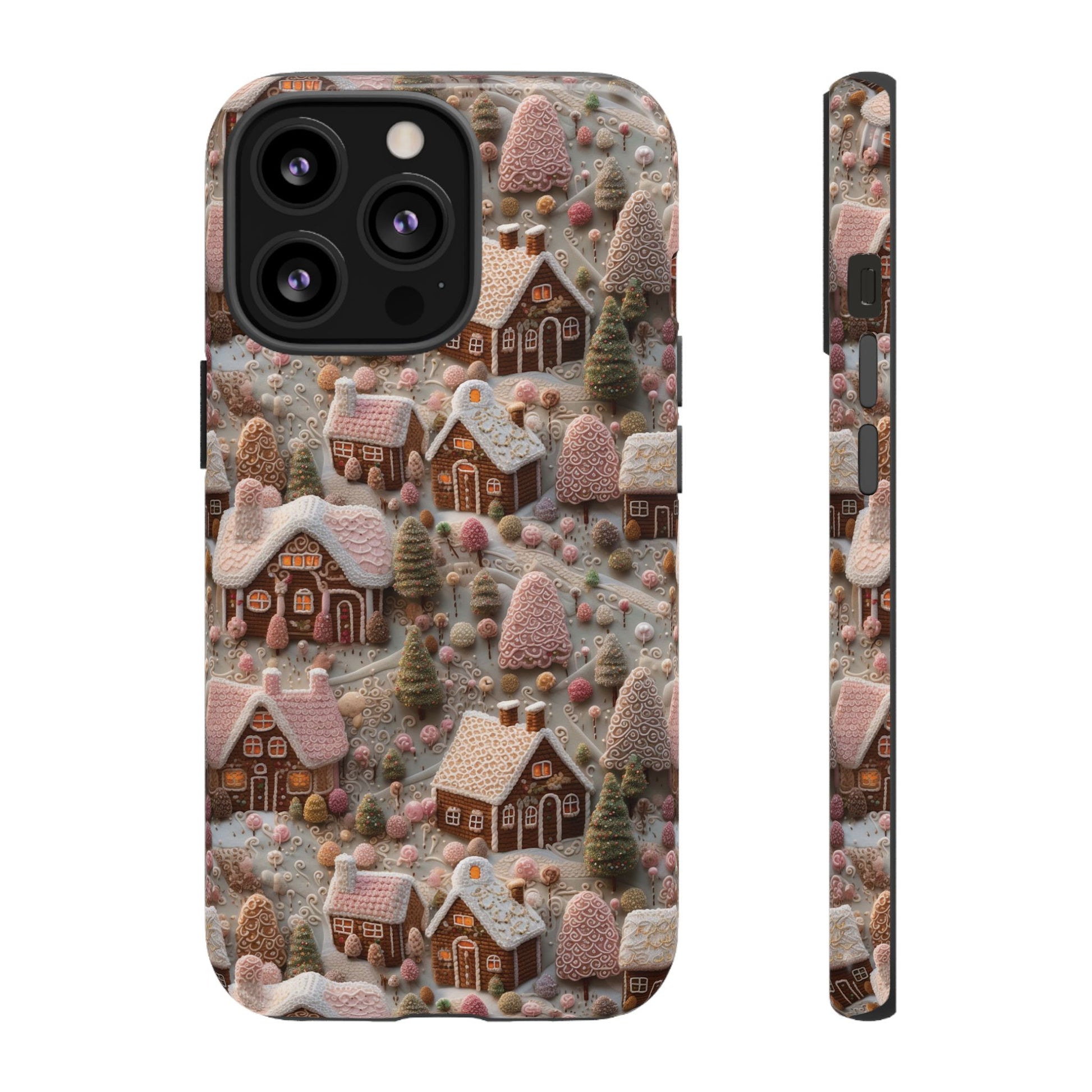 Gingerbread House 3D Phone Case Durable for iPhone Samsung Gift iPhone 15, 14, 13 Samsung Pixel Gift for Mom Accessory Gift for Her