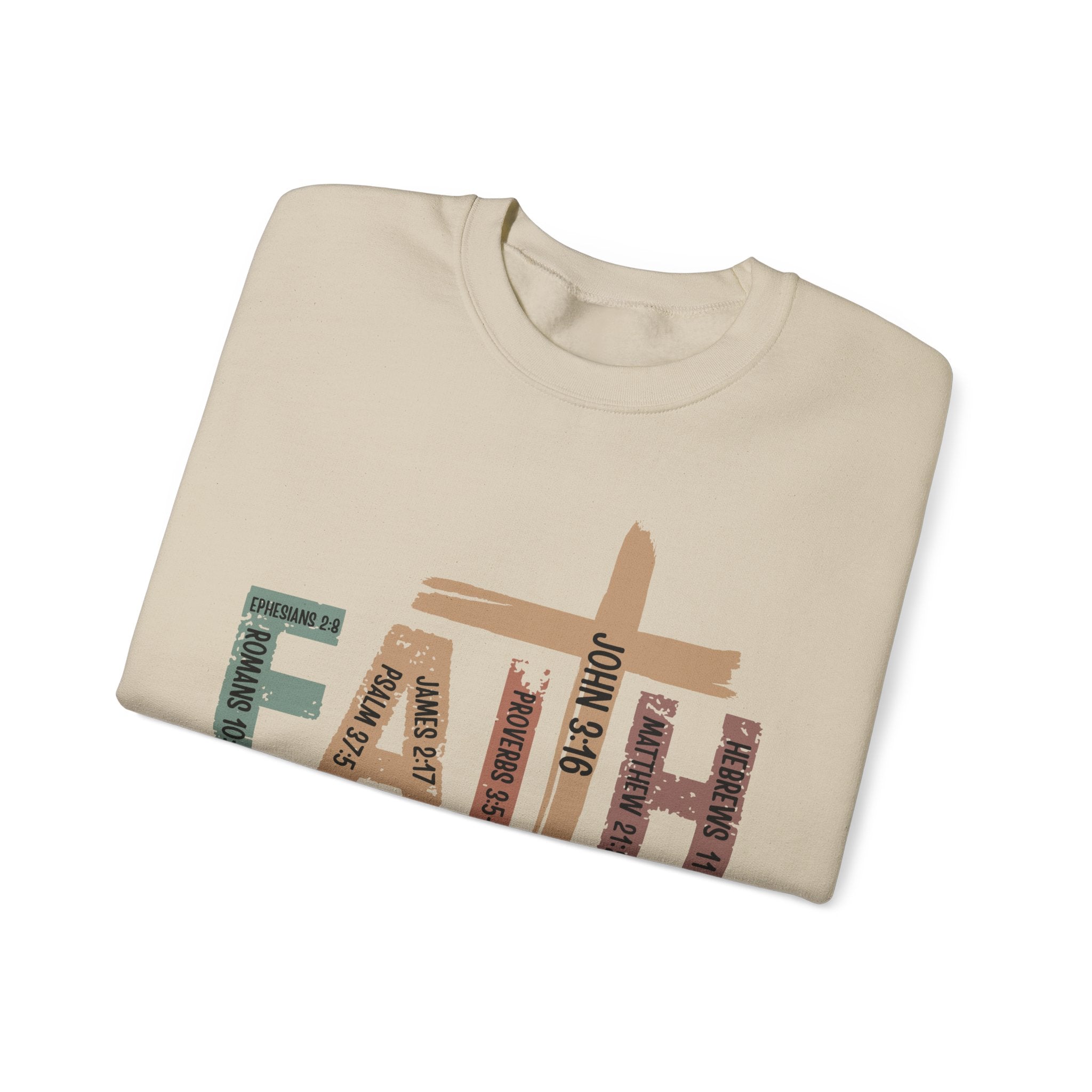 Sweat-shirt "Walk by Faith" Vêtements chrétiens confortables, idée cadeau parfaite Cadeau parfait pour les chrétiens