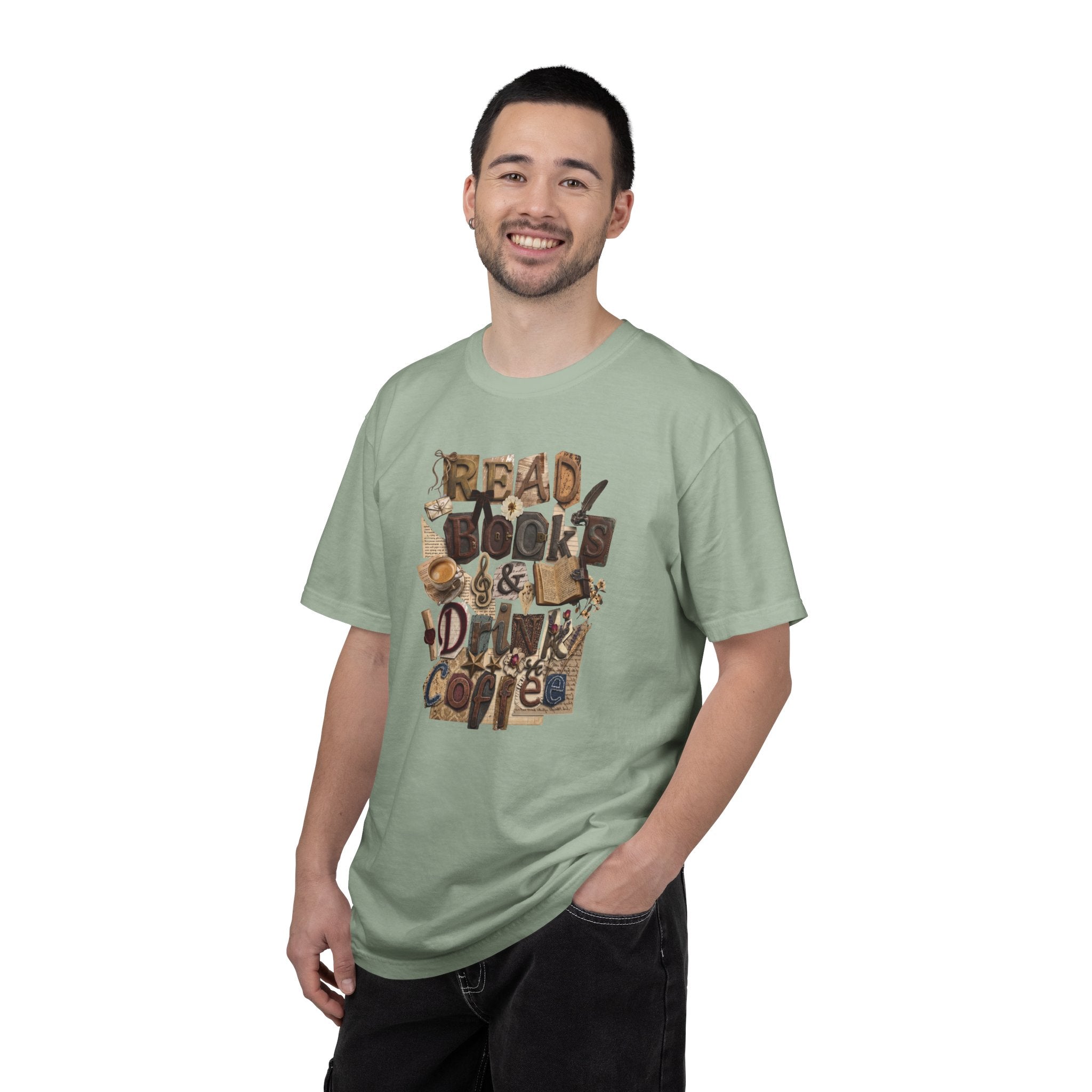 Read Books Drink Coffee T-Shirt | Book Lover Shirt | Coffee Lover Gift | Reader Tee | Bibliophile Shirt | Cozy Reading Aesthetic