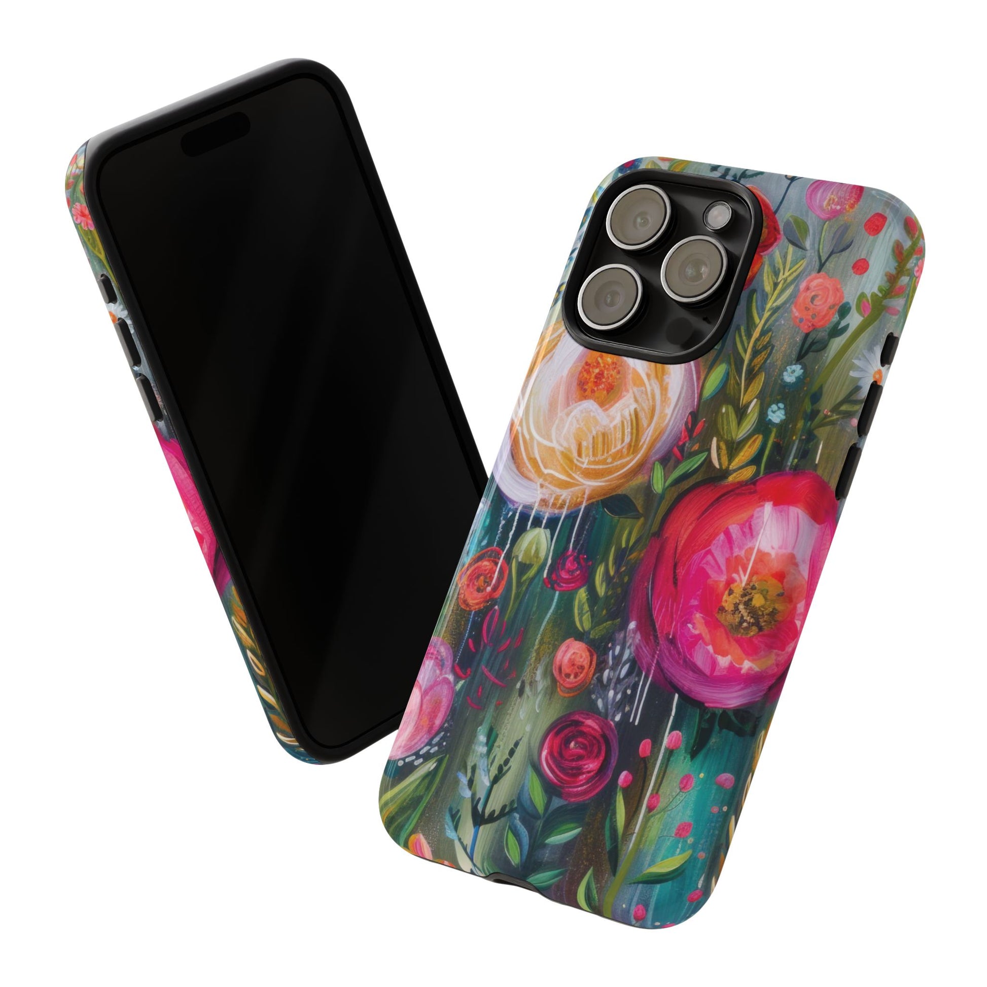 Watercolor Boho Floral Phone Case for iPhone 17 case Samsung, and Pixel | Stylish Protective Cover Gift for Her Perfect for Floral Lover