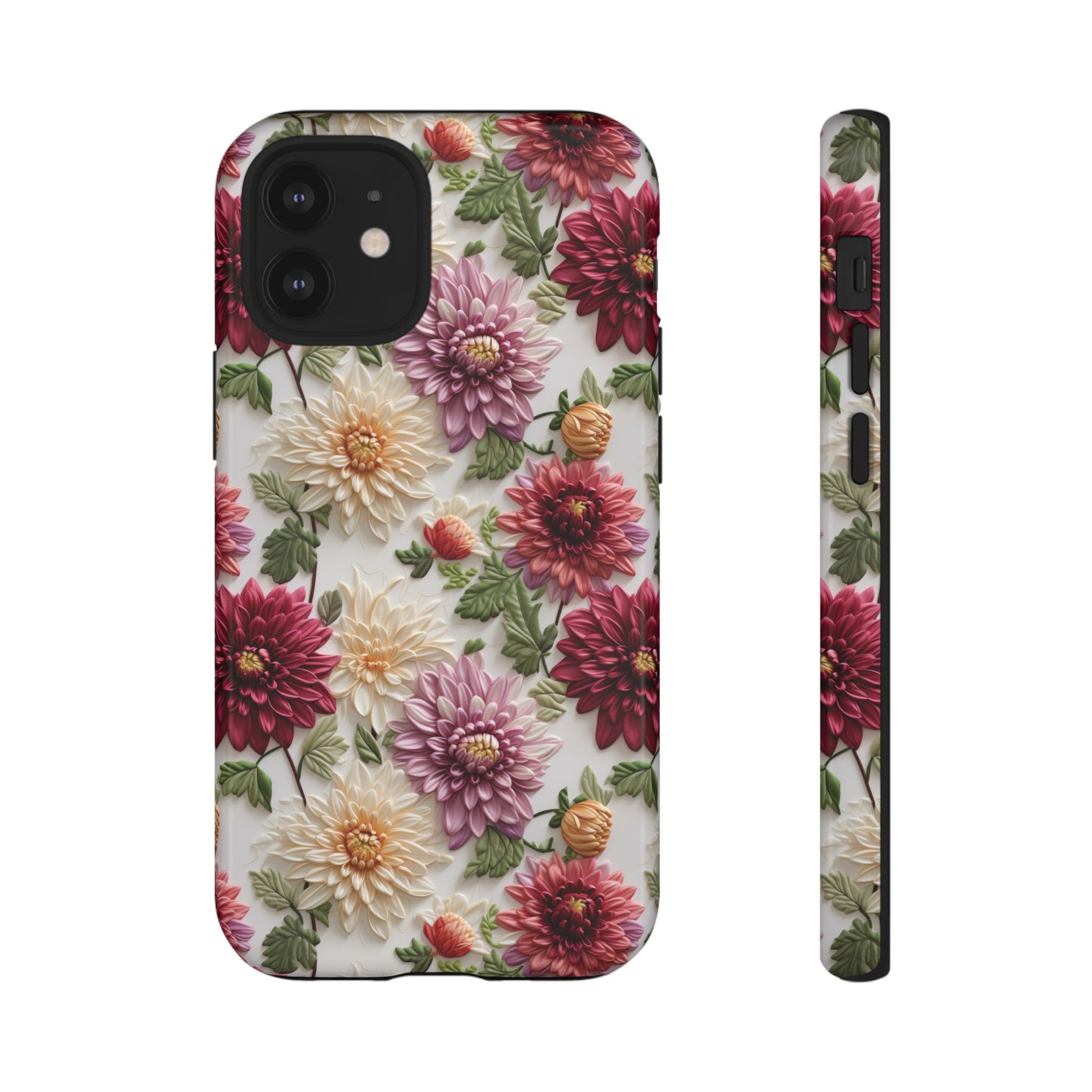 Floral Fall Phone Case for iPhone 16 pro15 14 13 12  21 23 Samsung, and Pixel | Stylish Protective Cover Gift for Her Perfect for Floral Lover - MRSBYVALLE