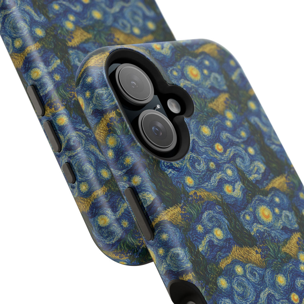 Van Gogh Illusion Magnetic Phone Case — Elegant Impact‑Resistant Art Lover Design