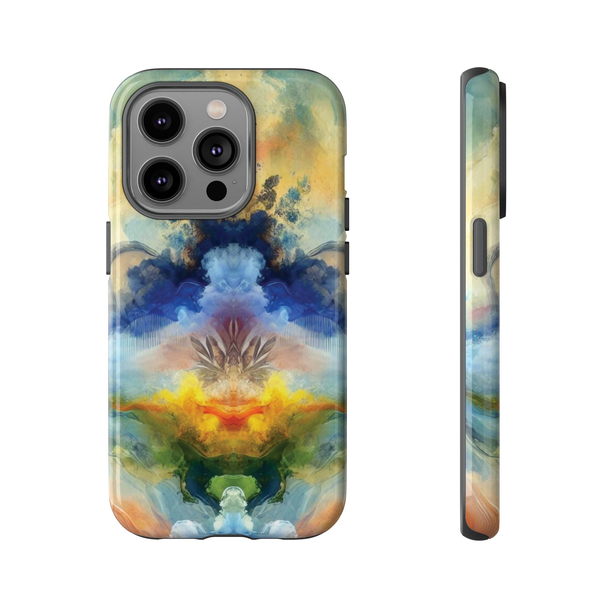 Modern Watercolor Abstract Phone Case Compatible with iPhone, Samsung & More - Stylish, Durable Protection with Vibrant Artistic Design Perfect Gift for Her