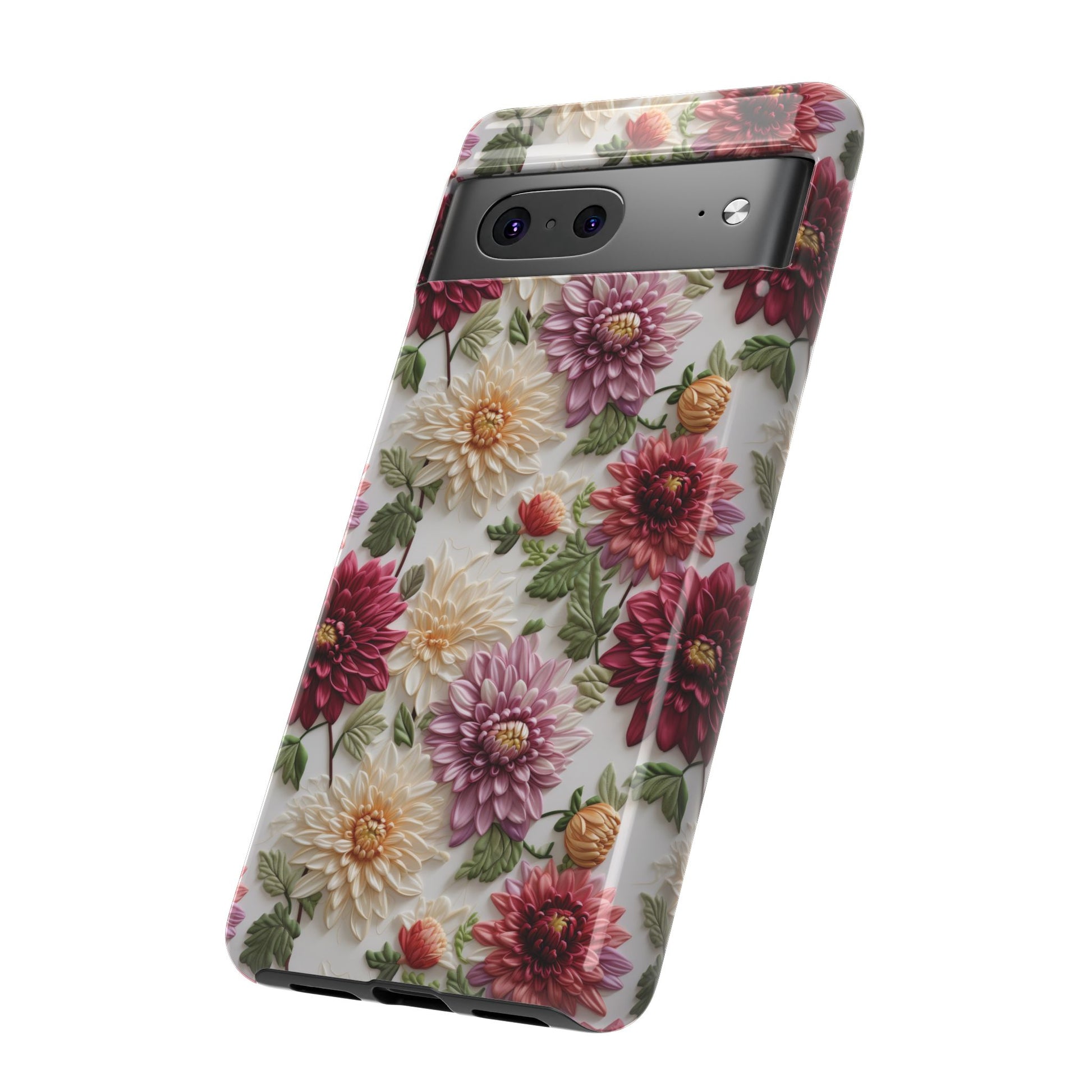 Floral Fall Phone Case for iPhone 16 pro15 14 13 12  21 23 Samsung, and Pixel | Stylish Protective Cover Gift for Her Perfect for Floral Lover