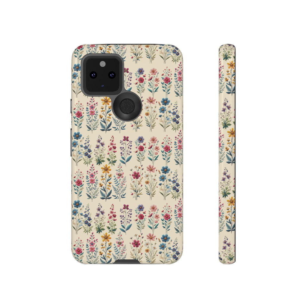 Best Beautiful Wildflower Phone Case Floral Design for iPhone, Galaxy, and Google Durable Protection Gift for Her Case iPhone 15, Samsung iPhone Gift for Her
