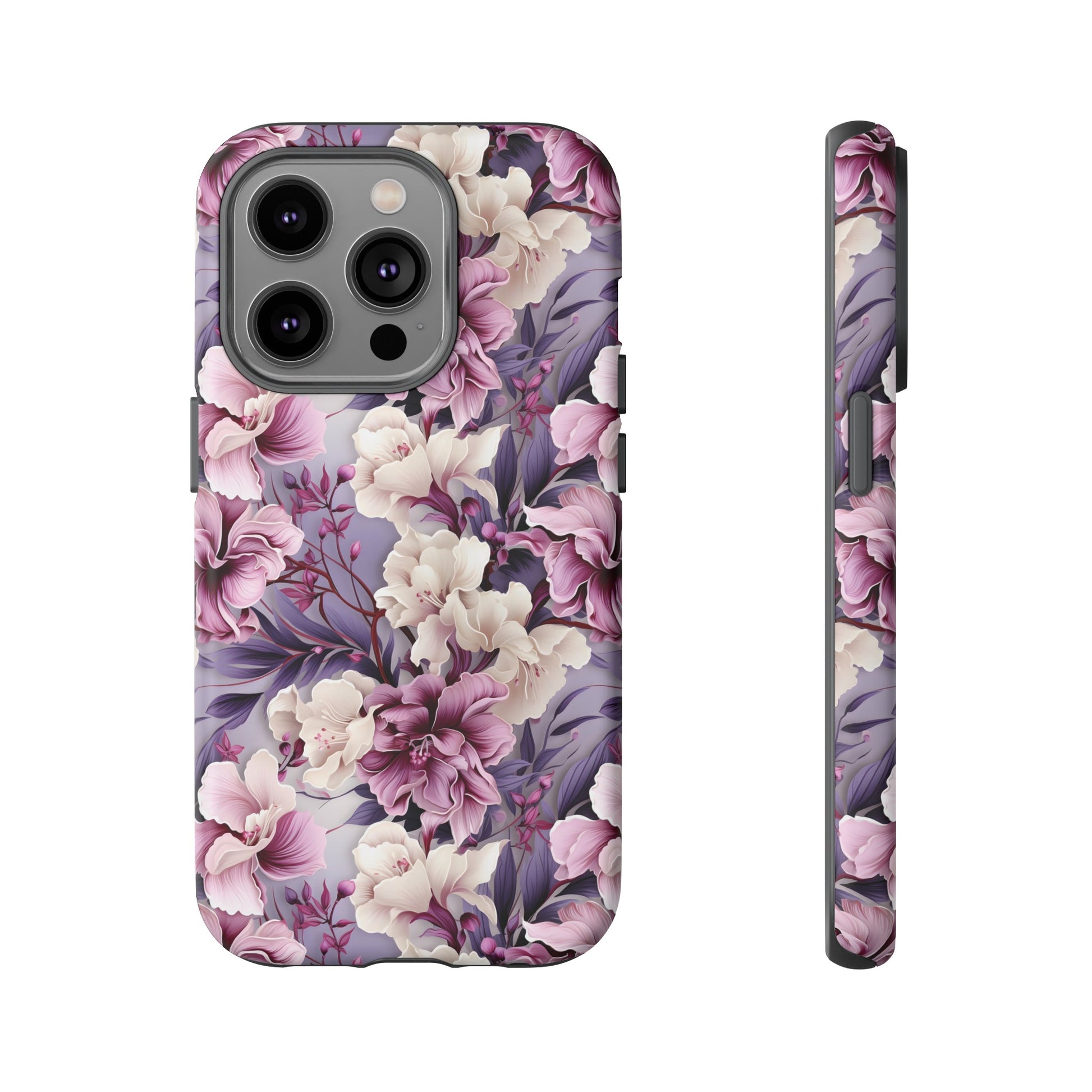Lavender Flowers Protective Phone Case Gift for Her Phone 15, Samsung iPhone Samsung Gift for Her Case iPhone 15, Samsung