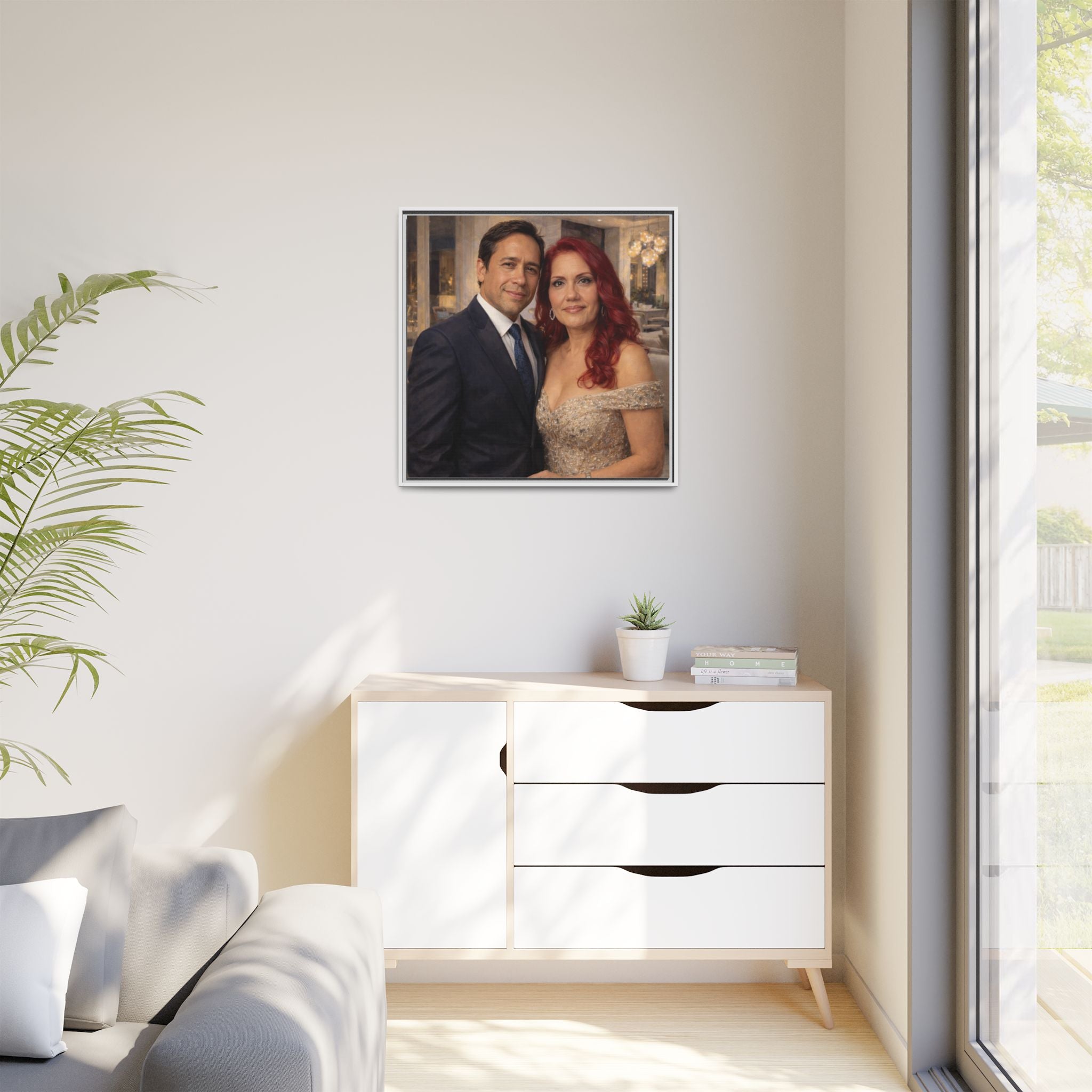 Custom Oil Painting Illusion Canvas – Luxury Portrait Art