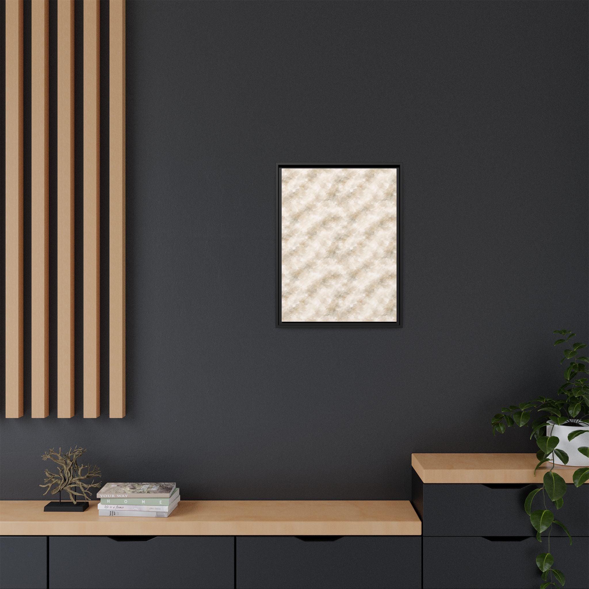 Framed Matte Canvas — Atelier Collection Elegant Wall Art