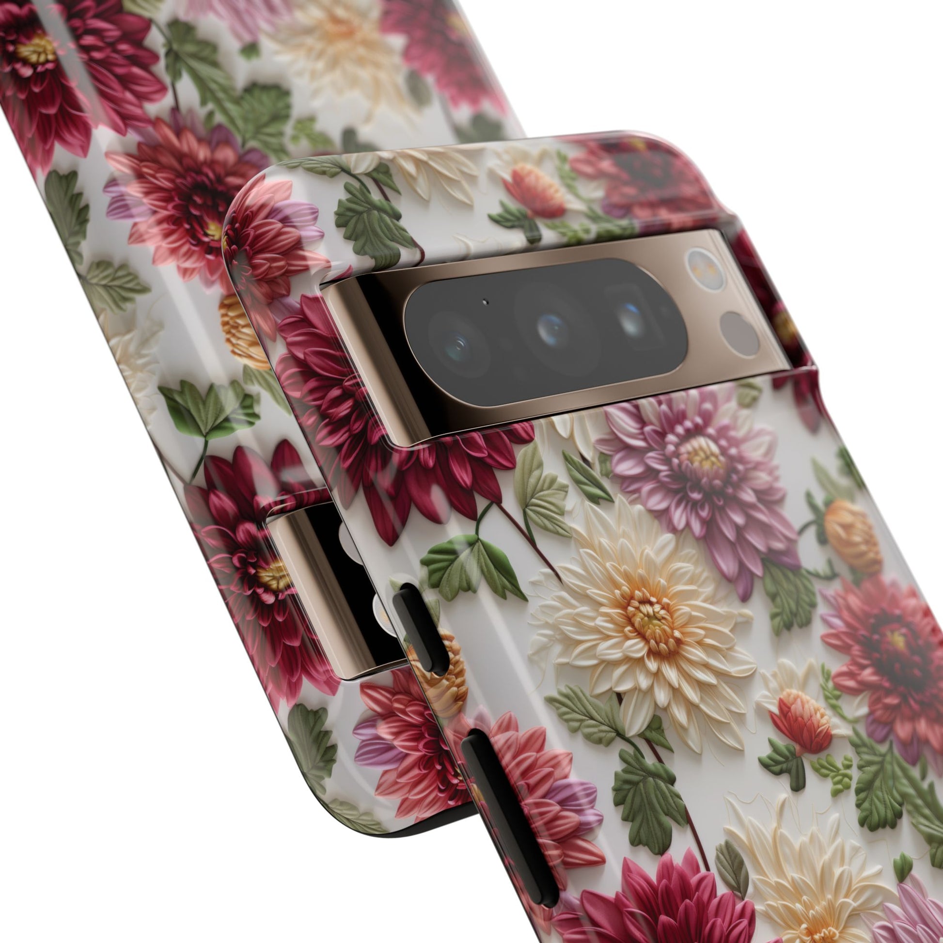 Floral Fall Phone Case for iPhone 16 pro15 14 13 12  21 23 Samsung, and Pixel | Stylish Protective Cover Gift for Her Perfect for Floral Lover