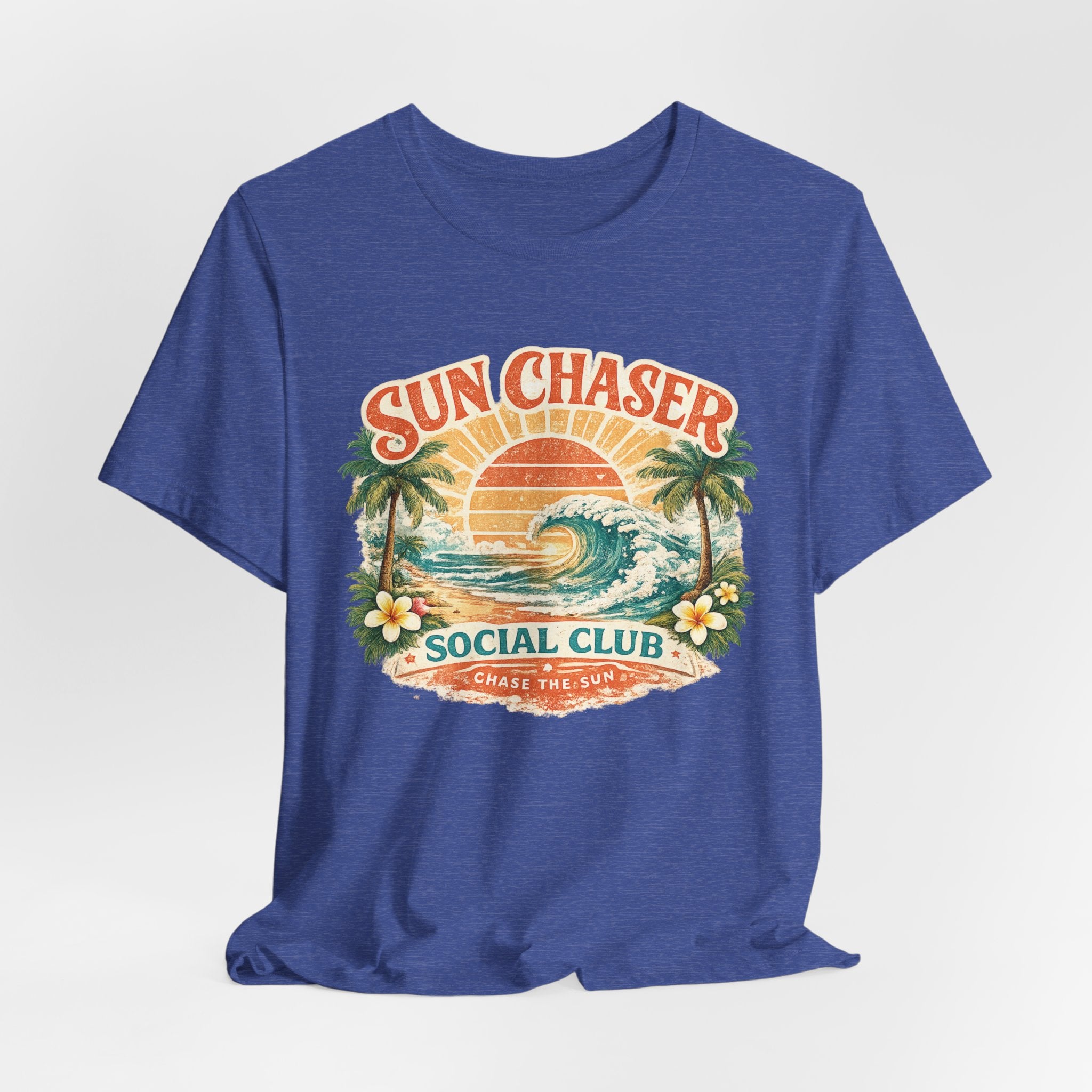 Sun Chaser T-Shirt — Retro Sunrise Graphic Tee Gift Fun