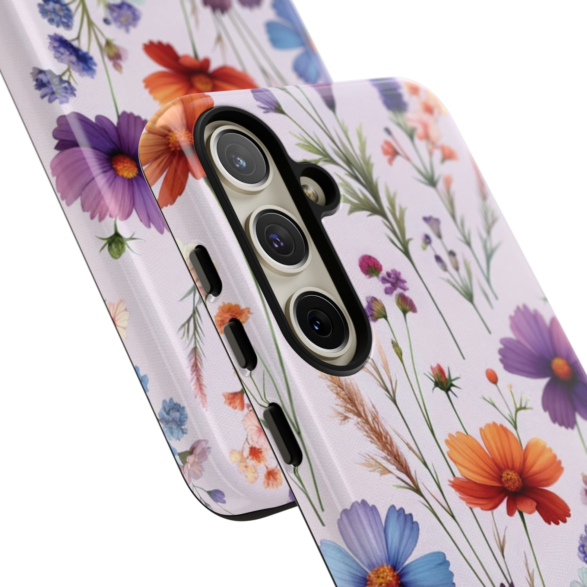 Lavender Wildflowers Protective Phone Case Gift for Her Phone 15, Samsung iPhone Samsung Gift for Her Case iPhone 15, Samsung iPhone Samsung Accessory Gift for Her.