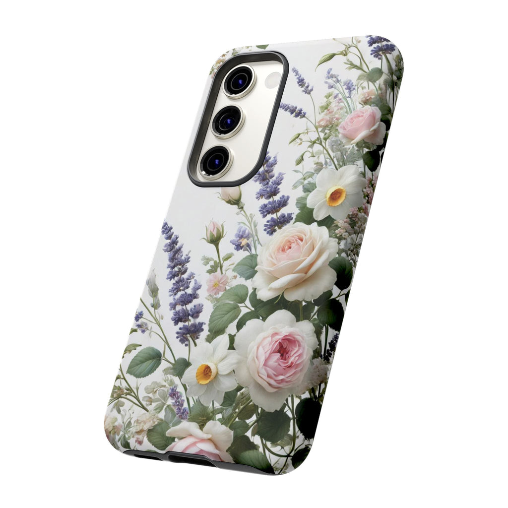 Boho Floral Fall Phone Case for iPhone 17,16  21 23 Samsung, and Pixel | Stylish Protective Cover Gift for Her Perfect for Floral Lover