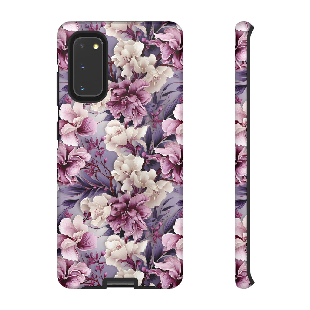 Lavender Flowers Protective Phone Case Gift for Her Phone 15, Samsung iPhone Samsung Gift for Her Case iPhone 15, Samsung