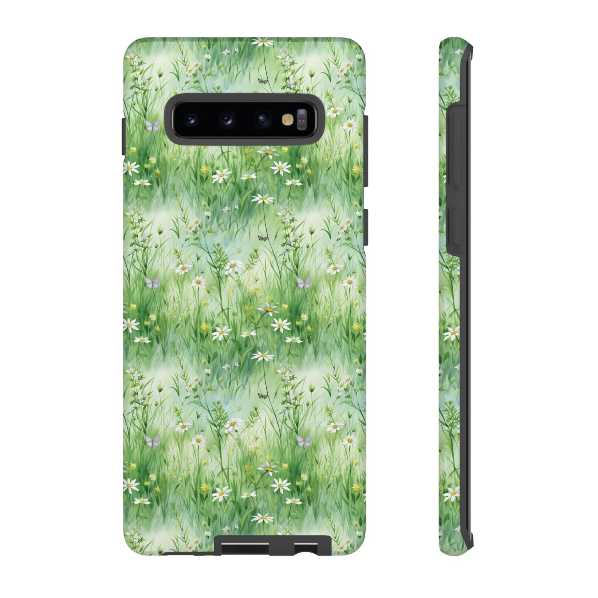 Beautiful Watercolor Grassing Daisy Boho Chic Design Phone Case Protective Cover for All Models Gift for Mom Accessory Gift for Her