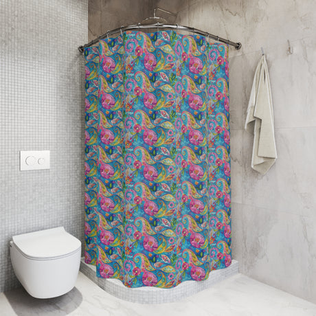 Shower Curtains - Bright Paisley Refresh your bathroom with our bright paisley shower curtains—bursting with color and style. Transform your space and shop now for a vibrant upgrade!