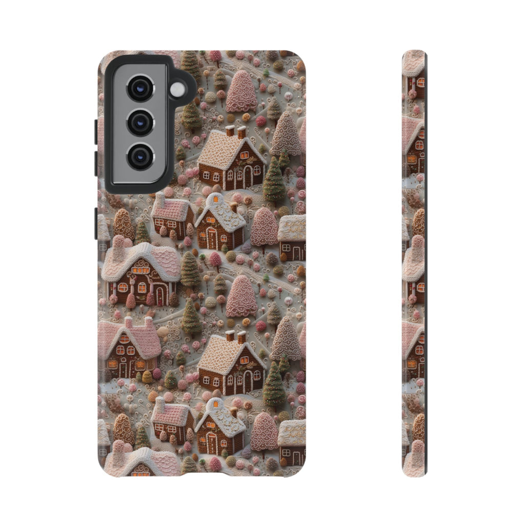 Gingerbread House 3D Phone Case Durable for iPhone Samsung Gift iPhone 15, 14, 13 Samsung Pixel Gift for Mom Accessory Gift for Her