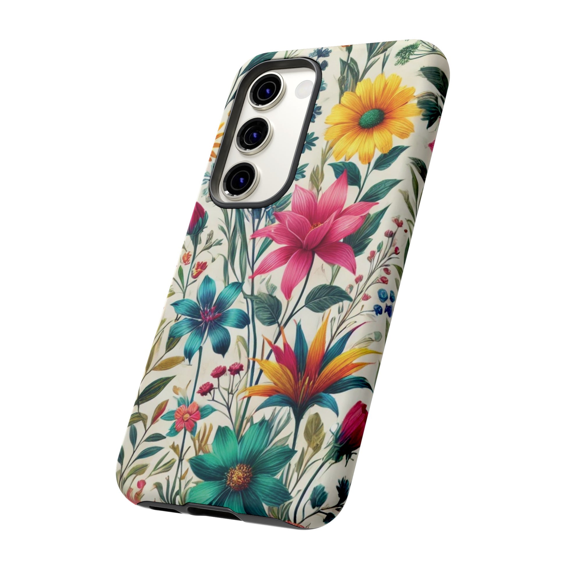 Wildflowers Boho Chic Design Phone Case - Stylish, Protective Cover for All Models Gift for Mom Accessory Gift for Her