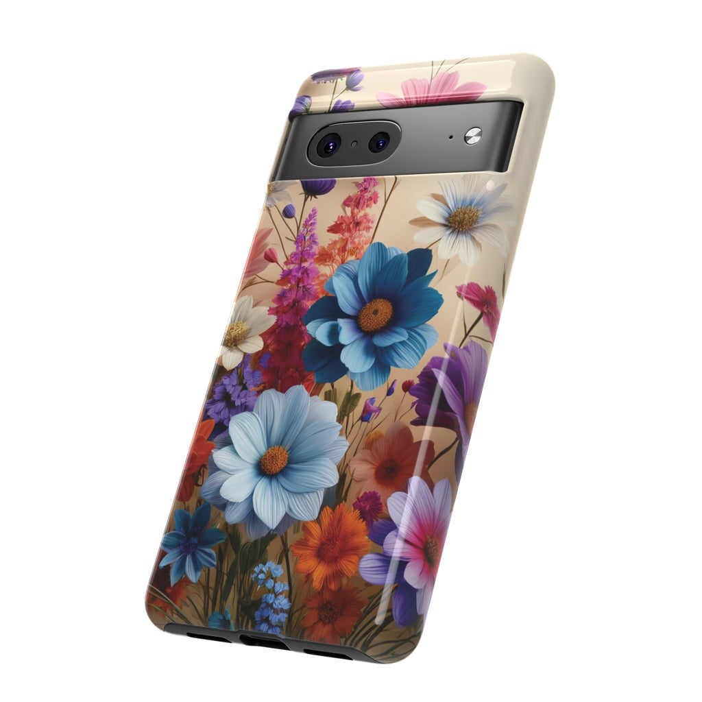 Best Phone Case Floral 3D Illusion Luxury Tough Case Floral Elegant Durable Stylish for Modern Devices iPhone 15, Samsung iPhone Samsung Accessory Gift for Her.
