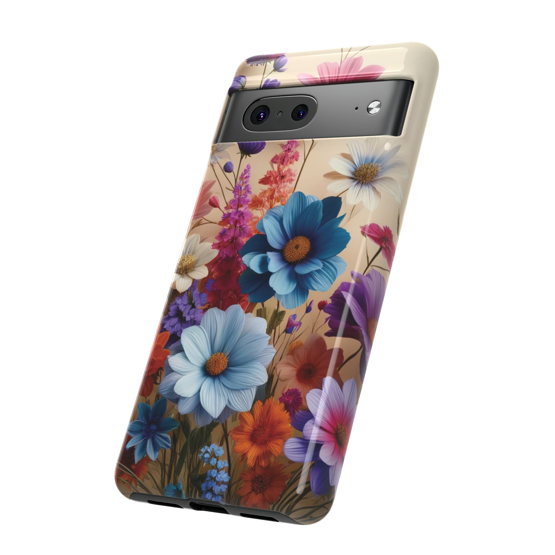 Best Phone Case Floral 3D Illusion Luxury Tough Case Floral Elegant Durable Stylish for Modern Devices iPhone 15, Samsung iPhone Samsung Accessory Gift for Her.
