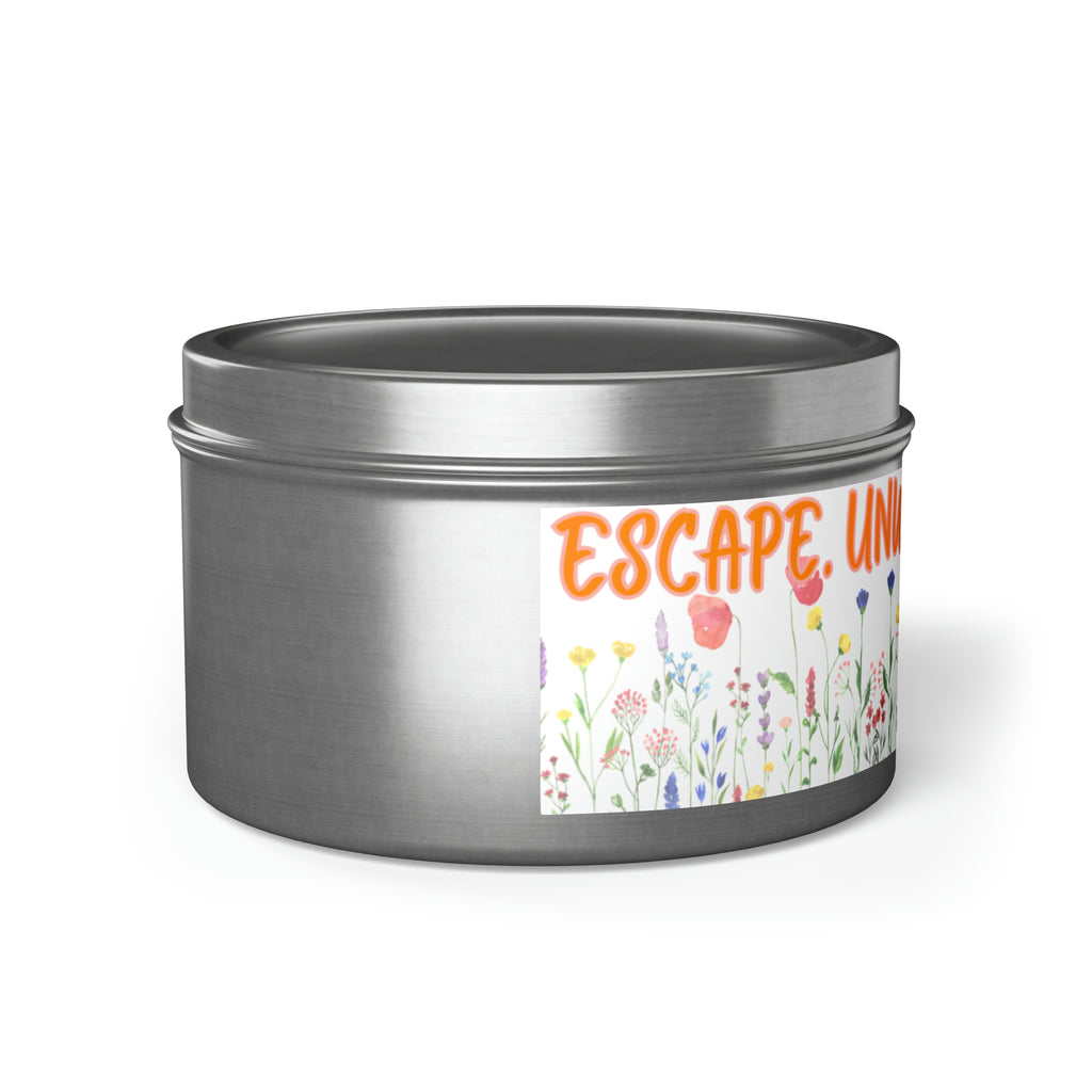 New House Bloom & Glow Elegant Floral Aromas in 4oz/8oz Tin Candles Essence of Nature Collection Unveil Serenity Romance with Exquisite Botanical Scents. Pure Harmony & Grace..