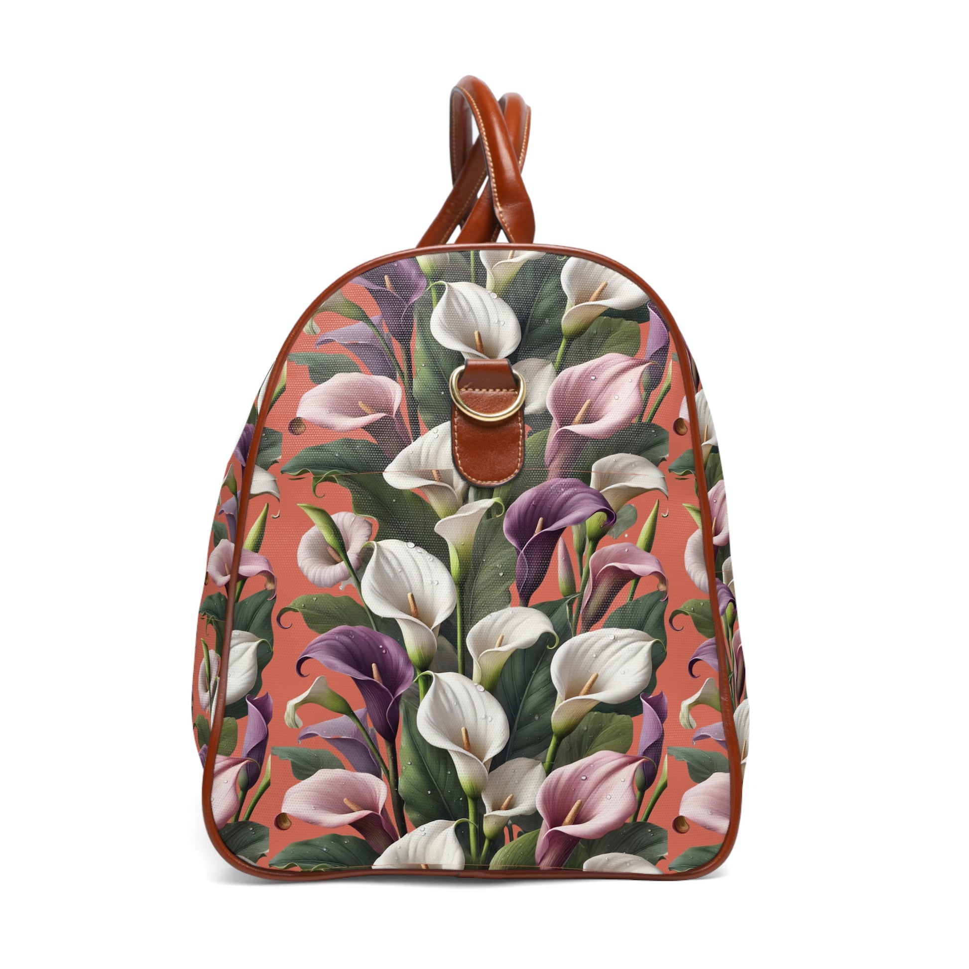 Elegant Calla Lily Travel Bag – Stylish Floral Design, Spacious & Durable for Weekend Getaways, Gym, or Daily Use | Perfect Christmas Gift for Nature Lovers - MRSBYVALLE