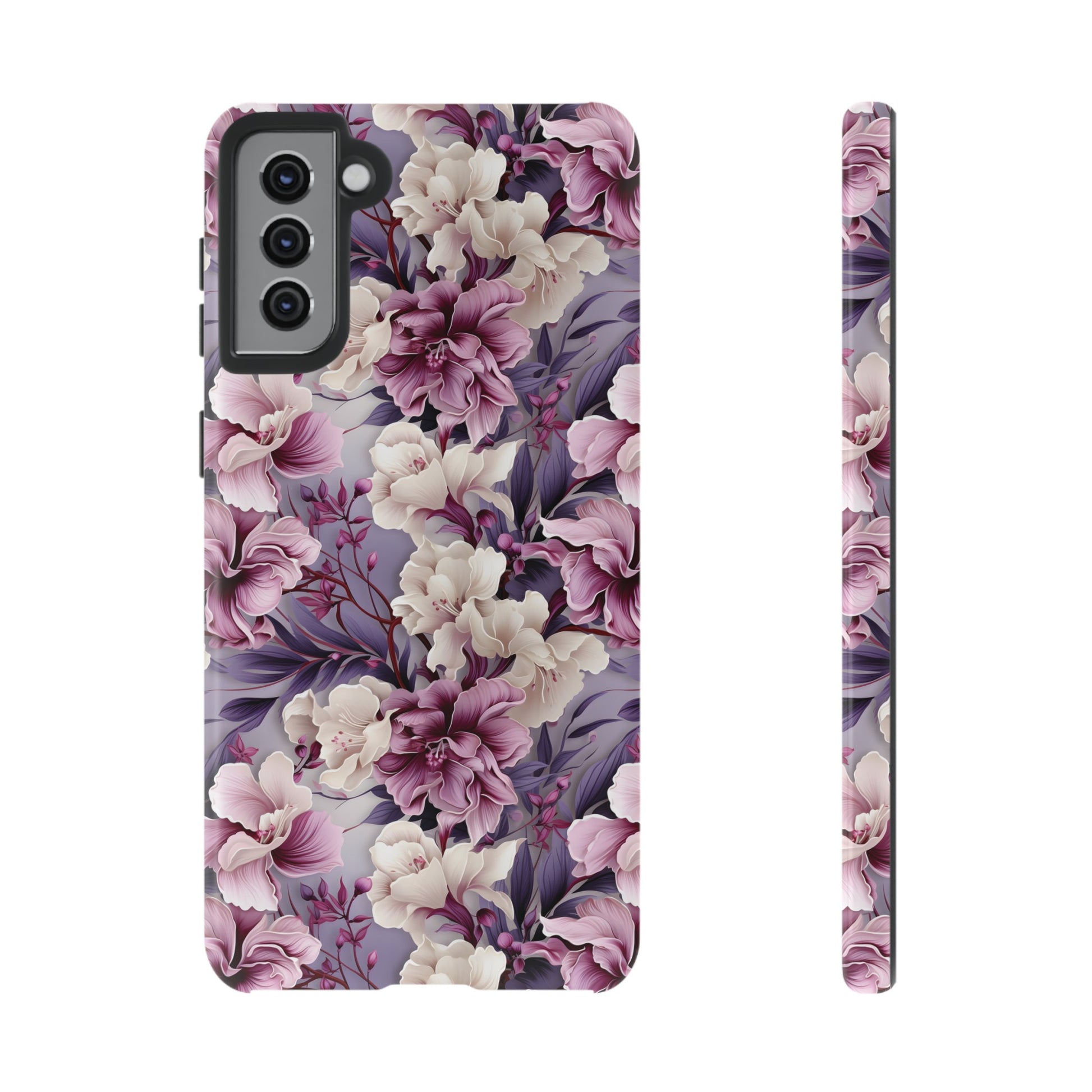 Lavender Flowers Protective Phone Case Gift for Her Phone 15, Samsung iPhone Samsung Gift for Her Case iPhone 15, Samsung