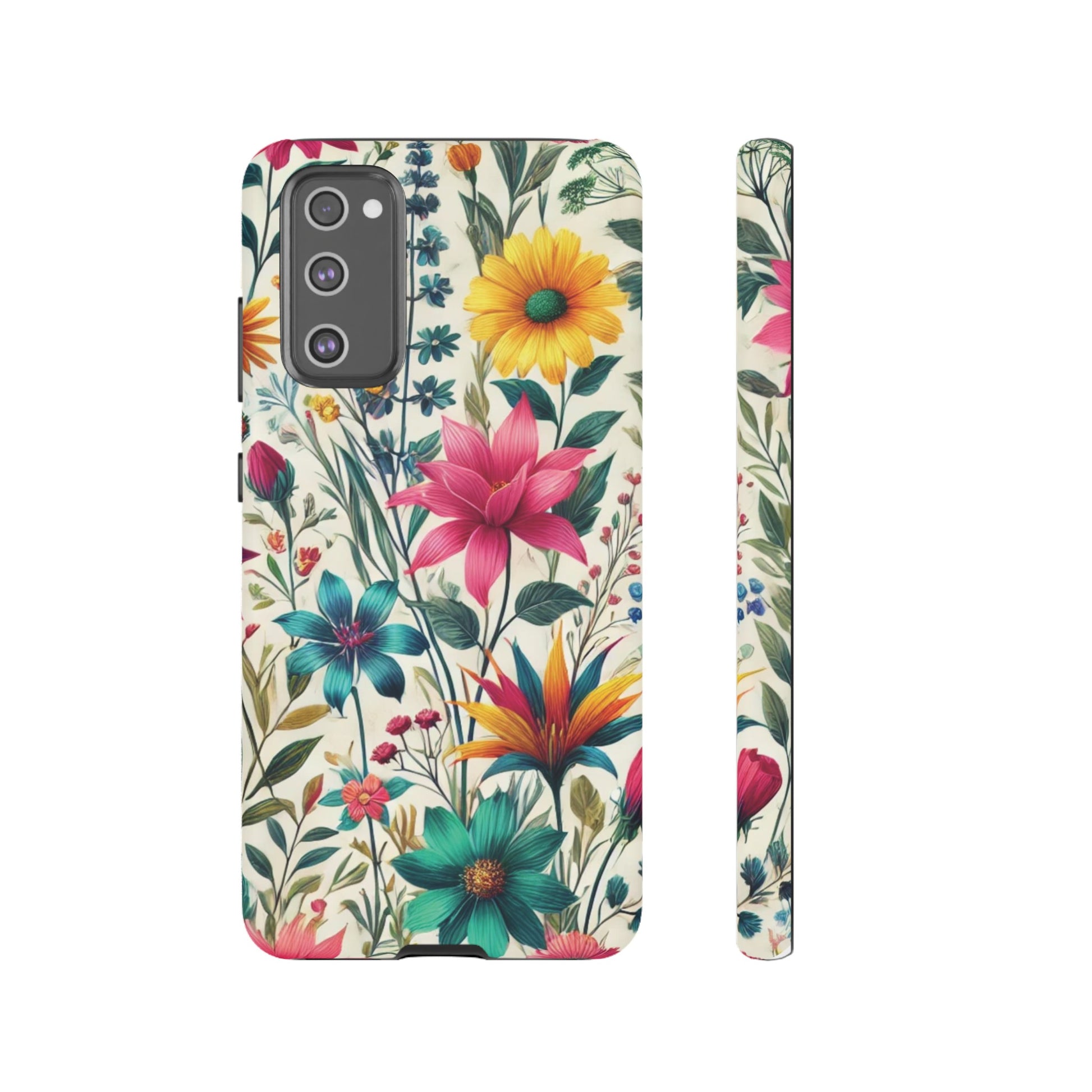 Wildflowers Boho Chic Design Phone Case - Stylish, Protective Cover for All Models Gift for Mom Accessory Gift for Her