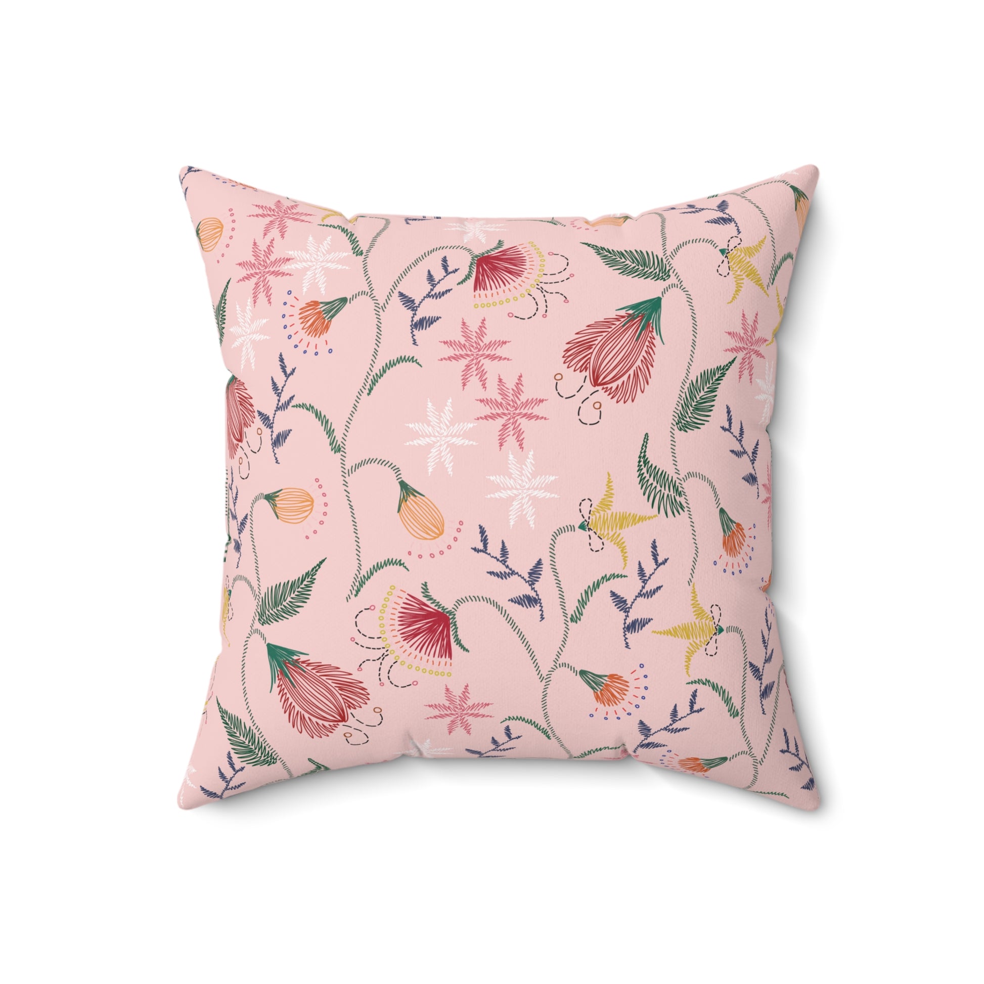 Bohemian Wildflower Garden Decorative Pillow Add a Touch of Floral Elegance to Your Space Bedroom Pillow Gift for Mom, Comfort for Bedroom or Housewarming Gift New House, Bridal Shower Gift - MRSBYVALLE