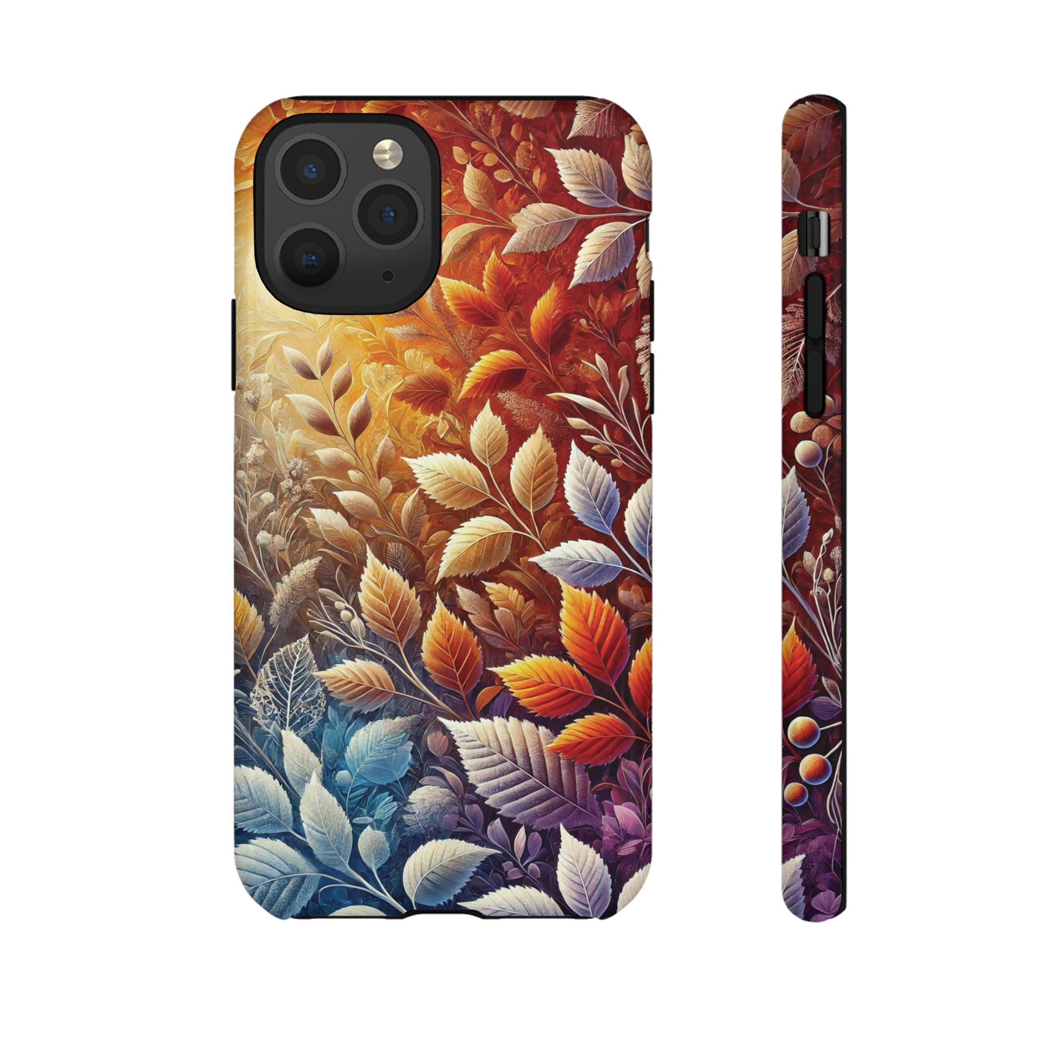 Beautiful Colorful Leaves Phone Case Vibrant Autumn Design for iPhone & Samsung, Durable Protection with Eye Catching Style, Perfect for Nature Lovers & Seasonal Charm Gift for Her