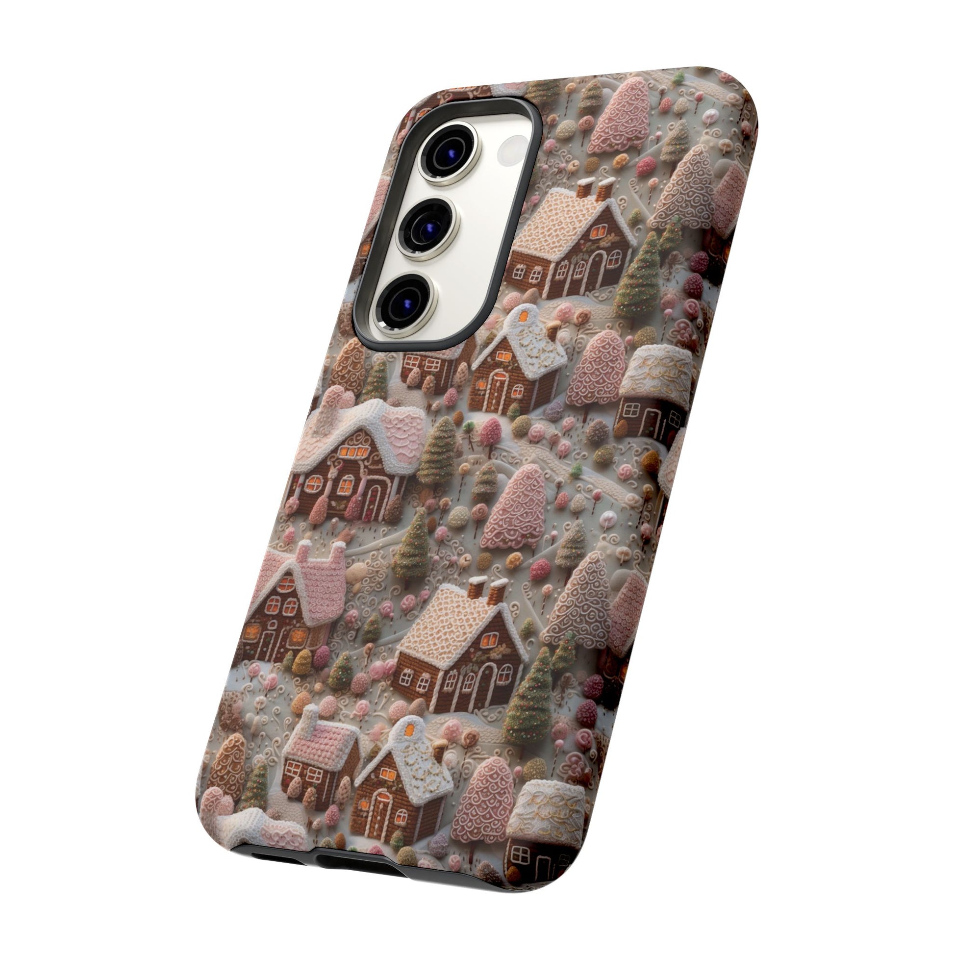 Gingerbread House 3D Phone Case Durable for iPhone Samsung Gift iPhone 15, 14, 13 Samsung Pixel Gift for Mom Accessory Gift for Her