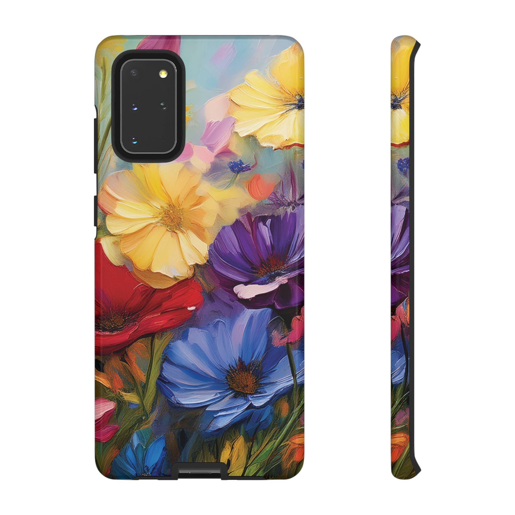 Bold Wildflower Phone Case Bright Hand-Painted Floral Art Vibrant Botanical Design for iPhone & Samsung | Trendy Nature Lover Gift Phone  Galaxy