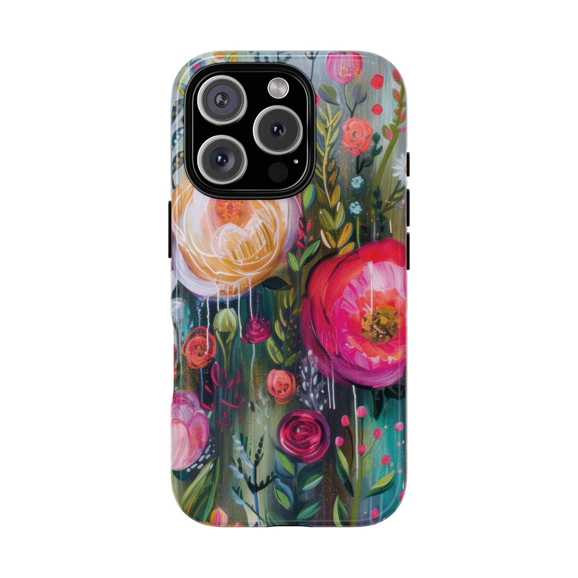 Watercolor Boho Floral Phone Case for iPhone 17 case Samsung, and Pixel | Stylish Protective Cover Gift for Her Perfect for Floral Lover