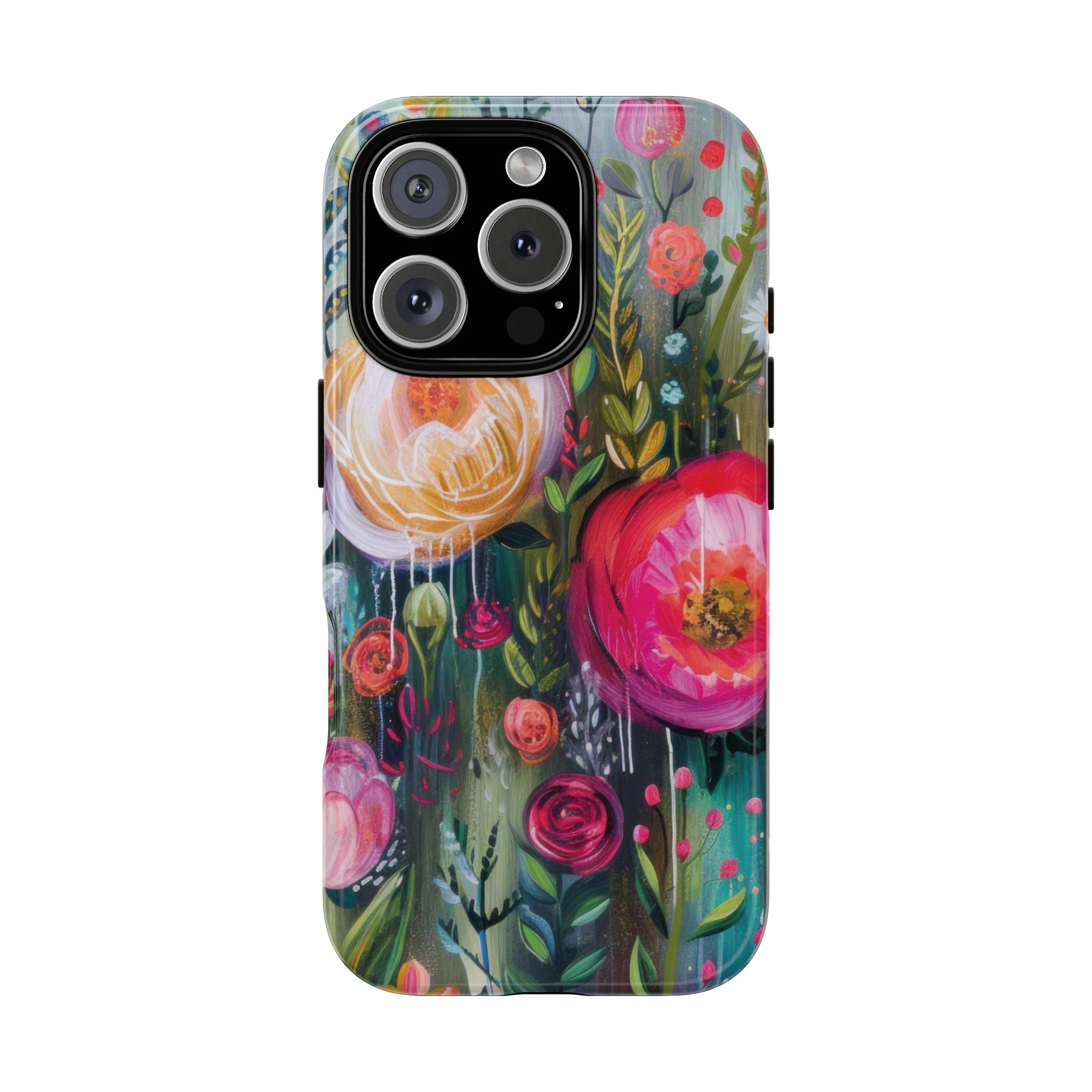 Watercolor Boho Floral Phone Case for iPhone 17 case Samsung, and Pixel | Stylish Protective Cover Gift for Her Perfect for Floral Lover