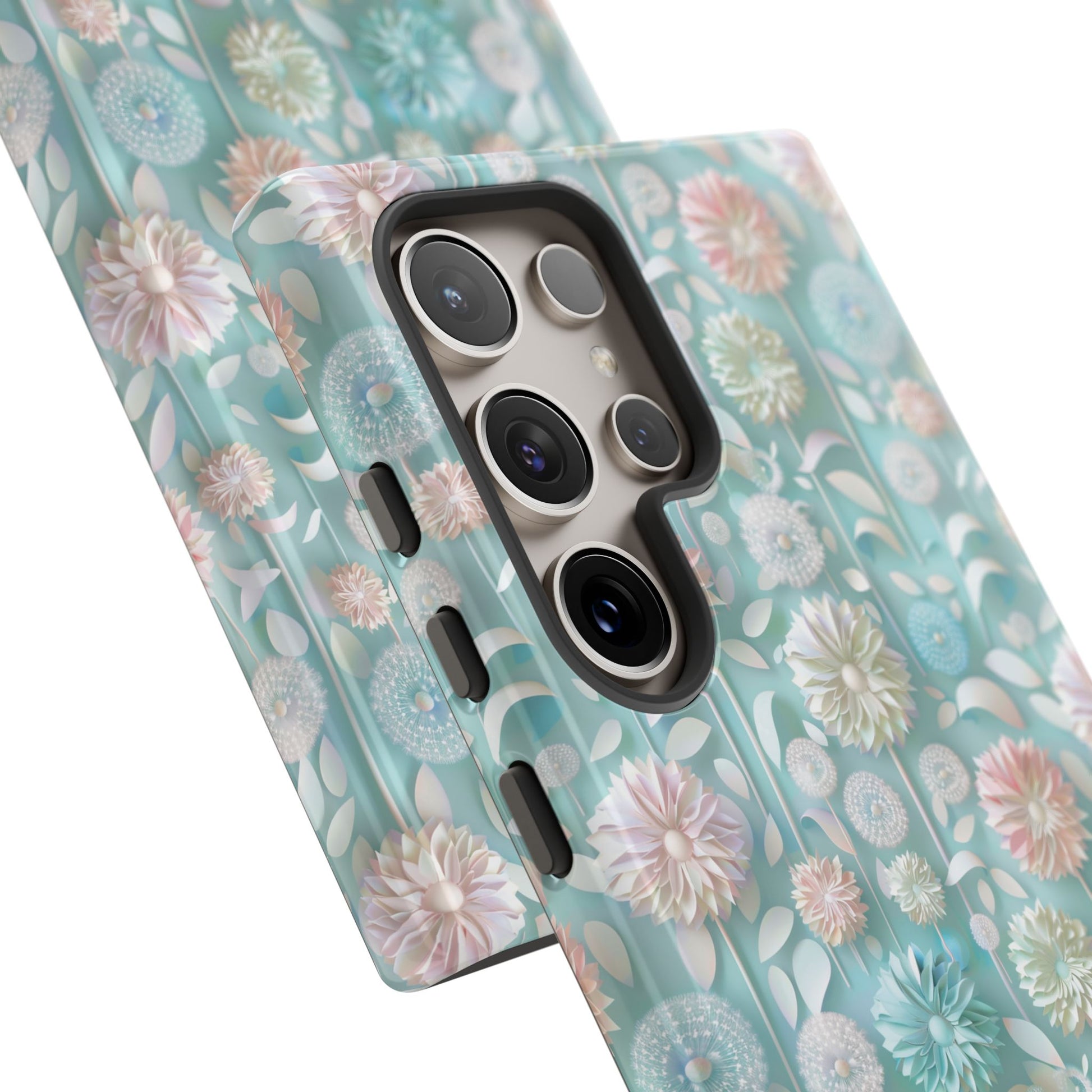 Pastel Floral Phone Case for iPhone & Samsung | Elegant and Slim Design with Shockproof Protection | Durable, Scratch-Resistant, and Lightweight | Stylish Accessory