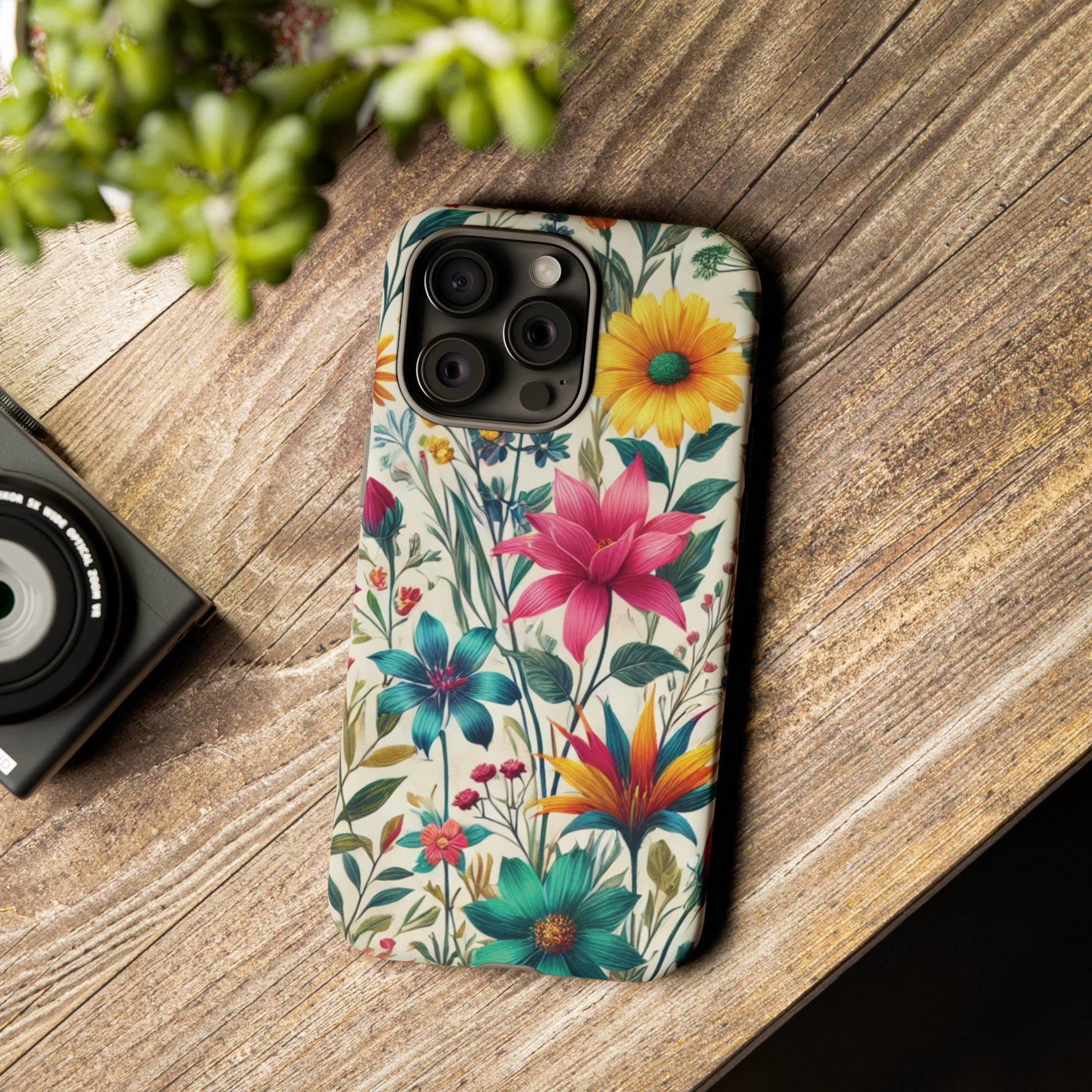 Wildflowers Boho Chic Design Phone Case - Stylish, Protective Cover for All Models Gift for Mom Accessory Gift for Her