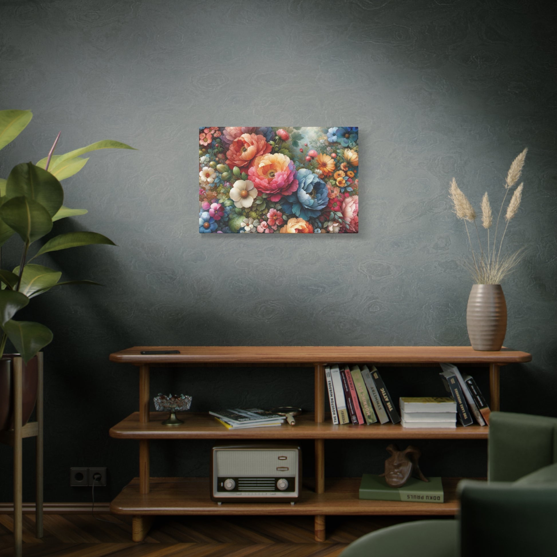 Timeless Floral Elegance High-Quality Matte Canvas Art, Ready to Hang Perfect for Home Decor, Mother's Day, Birthday Gift, Housewarming New House Decor.