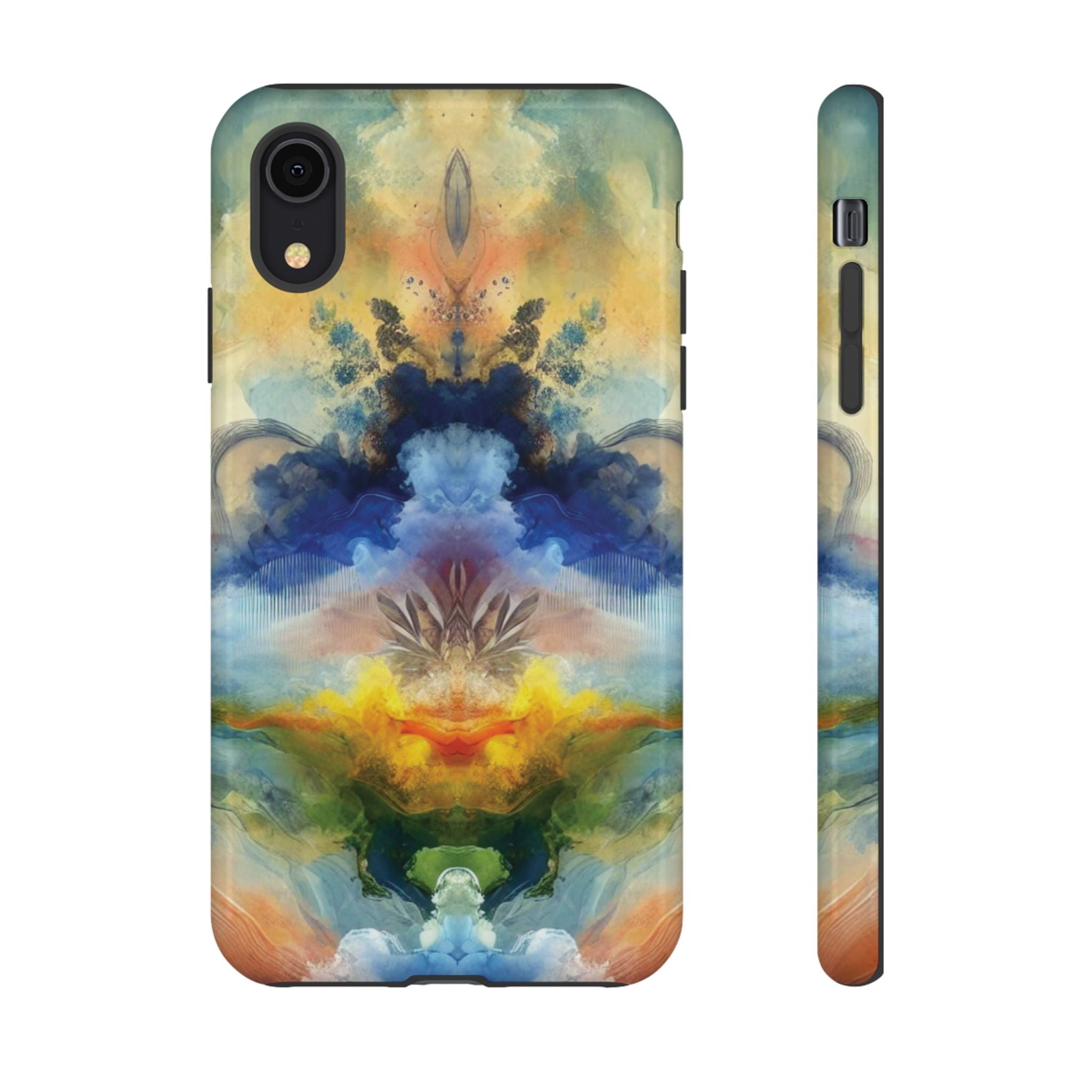 Modern Watercolor Abstract Phone Case Compatible with iPhone, Samsung & More - Stylish, Durable Protection with Vibrant Artistic Design Perfect Gift for Her