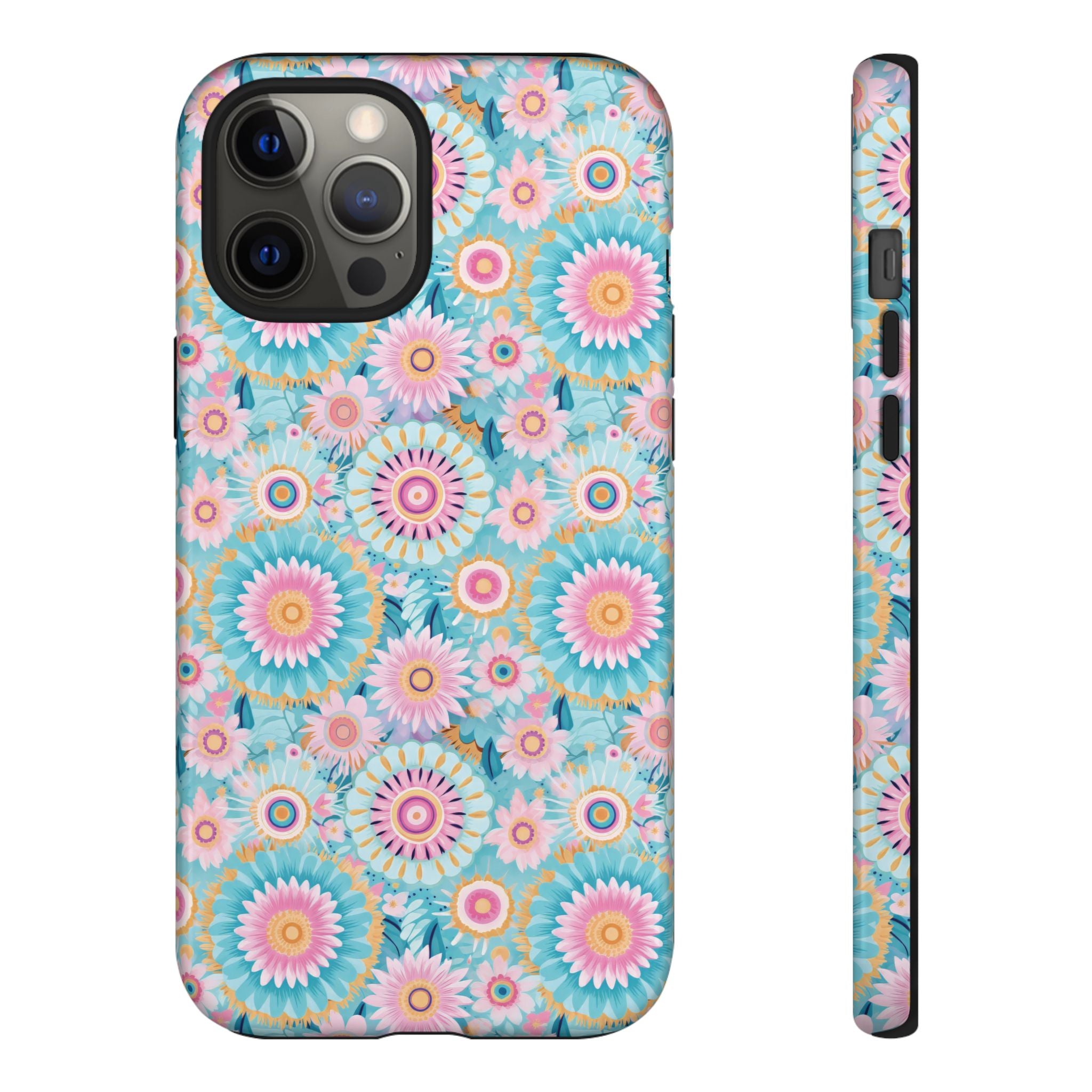 Boho Modern Watercolor Abstract Phone Case Compatible with iPhone, Samsung & More - Stylish, Durable Protection with Vibrant Artistic Design Perfect Gift for Her
