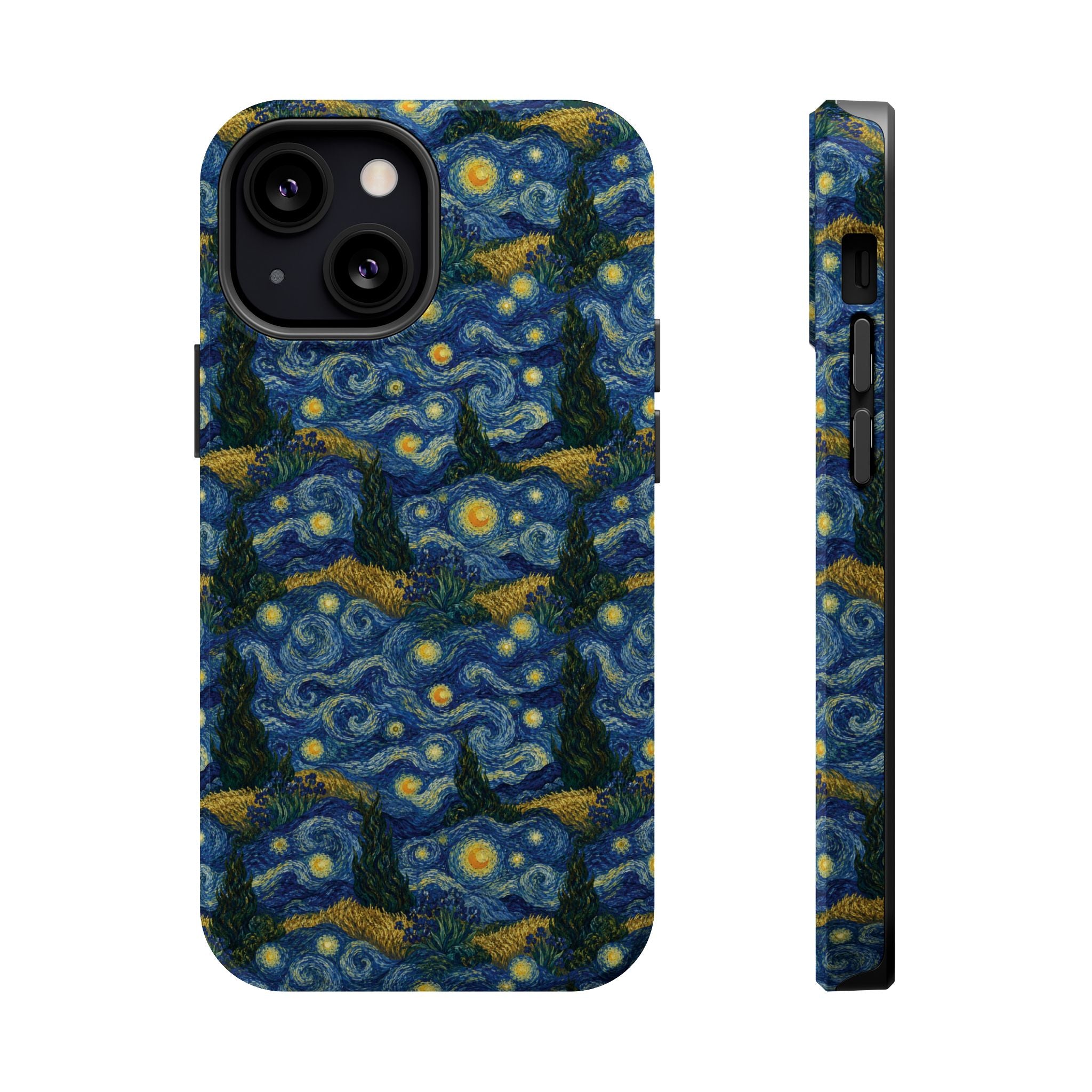 Coque de téléphone magnétique Van Gogh Illusion — Design élégant, résistant aux chocs, pour les amateurs d'art