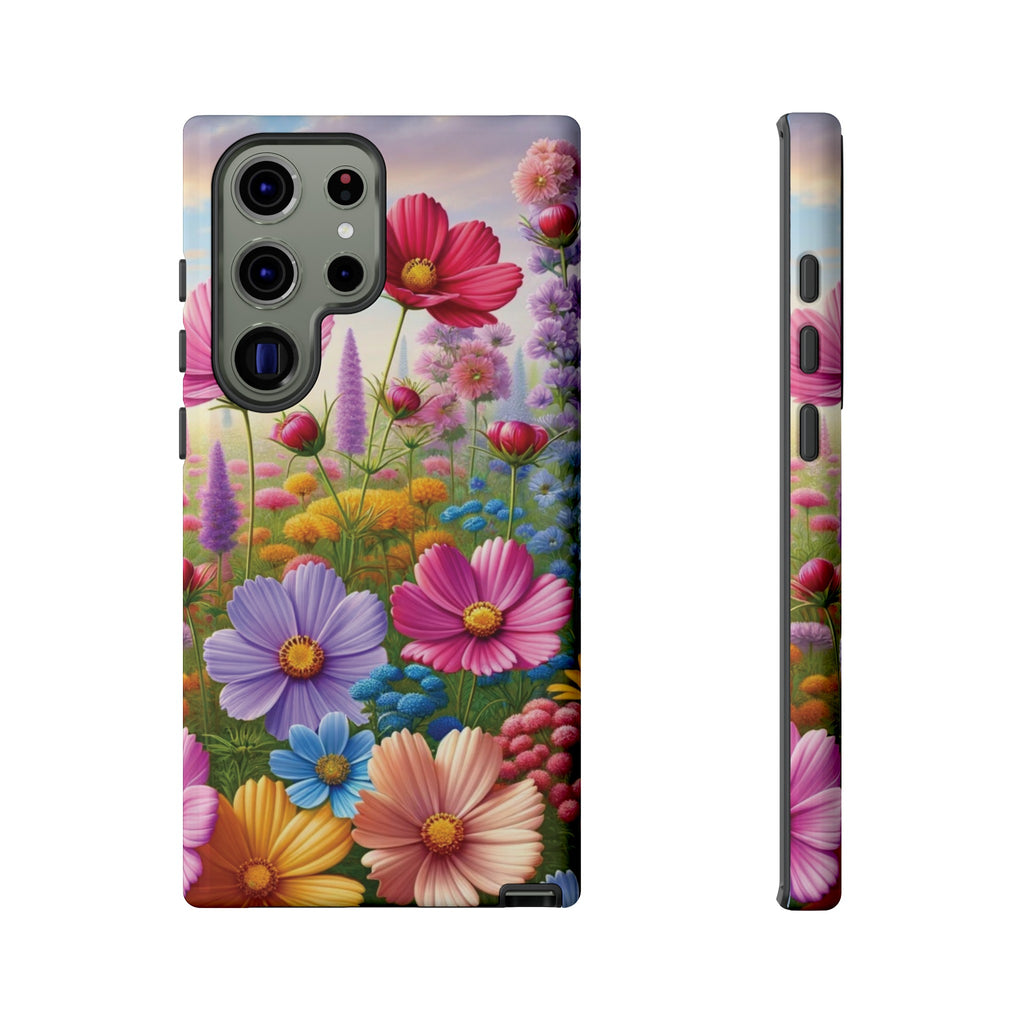 Bright Floral Phone Case Durable for iPhone Samsung Gift iPhone 15, 14, 13 Samsung Pixel Gift for Mom Accessory Gift for Her