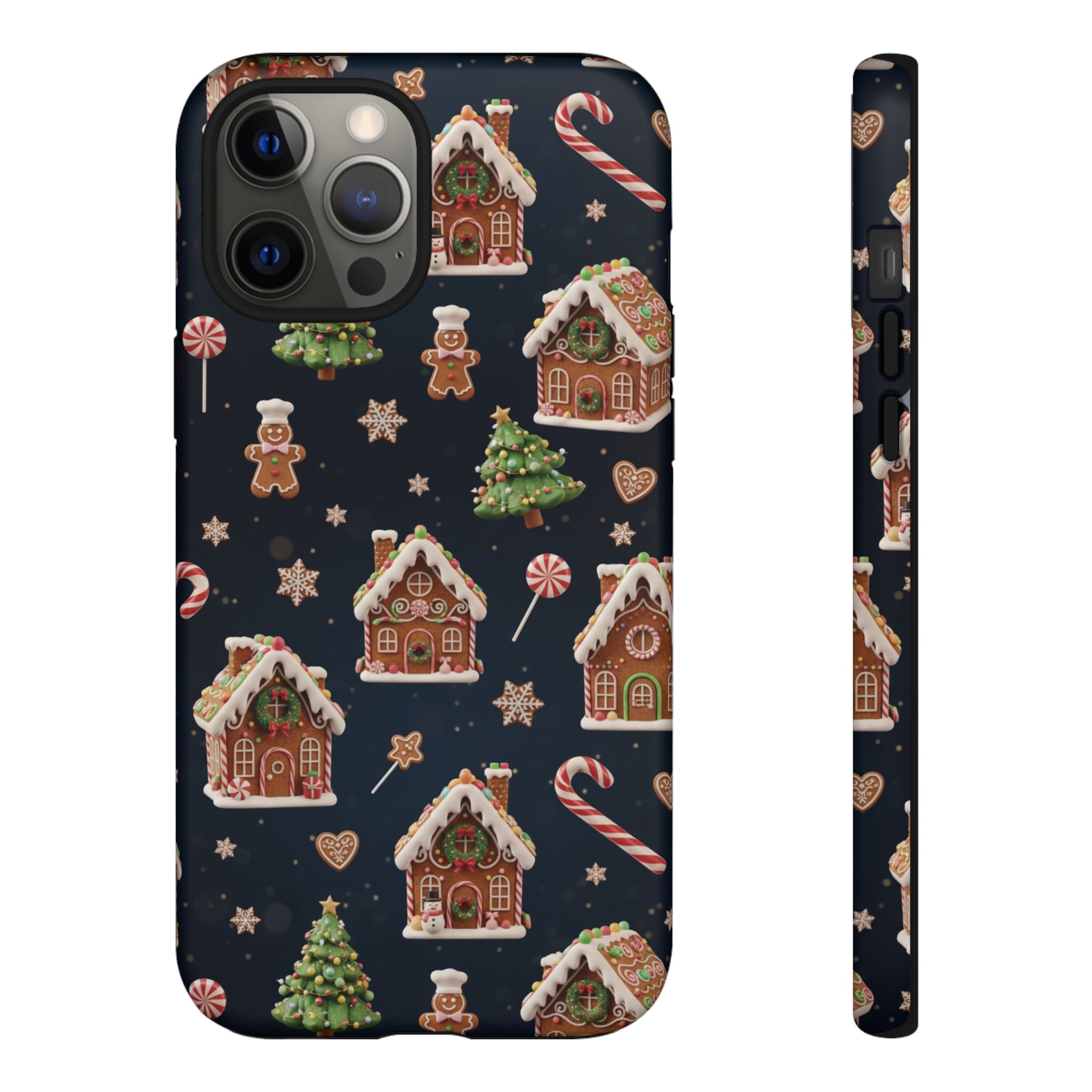 3D Gingerbread House Christmas Phone Case | Premium Holiday Gift Cover for iPhone 17, iPhone, and Samsung Galaxy Gift for Her or Him