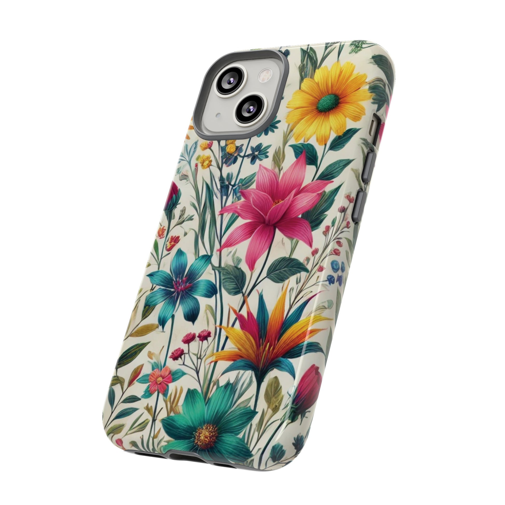 Wildflowers Boho Chic Design Phone Case - Stylish, Protective Cover for All Models Gift for Mom Accessory Gift for Her