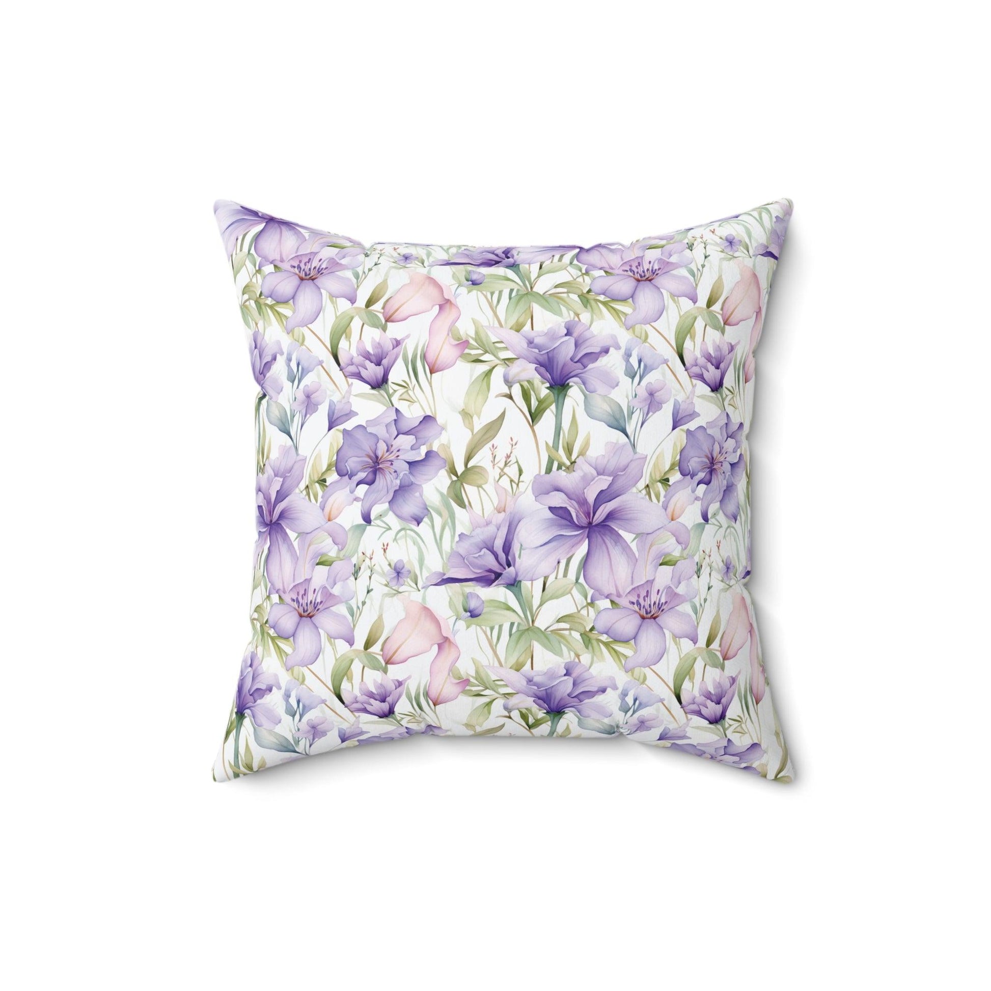 Butterfly and Floral Square Pillow Pet Lover Elegance Charm to Your Décor Stylish Accent Housewarming Gift New House, Bridal Shower Gift - MRSBYVALLE