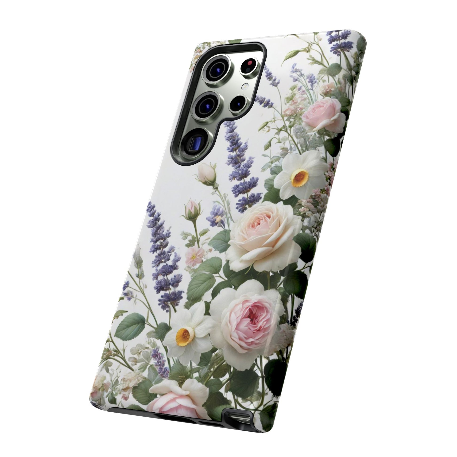 Boho Floral Fall Phone Case for iPhone 17,16  21 23 Samsung, and Pixel | Stylish Protective Cover Gift for Her Perfect for Floral Lover