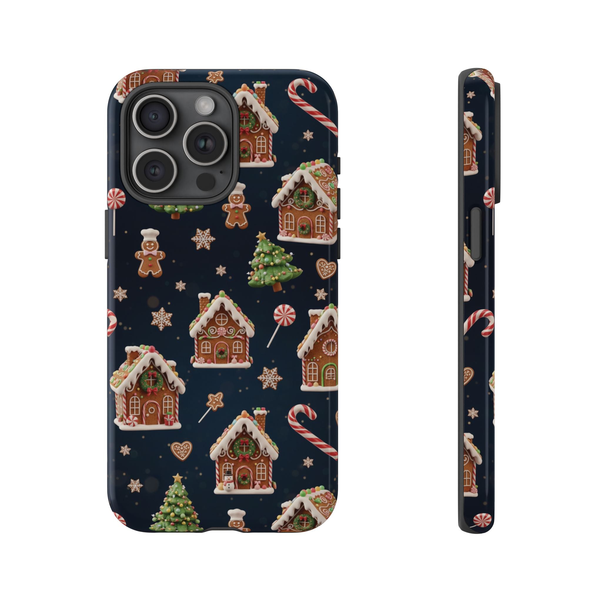 3D Gingerbread House Christmas Phone Case | Premium Holiday Gift Cover for iPhone 17, iPhone, and Samsung Galaxy Gift for Her or Him